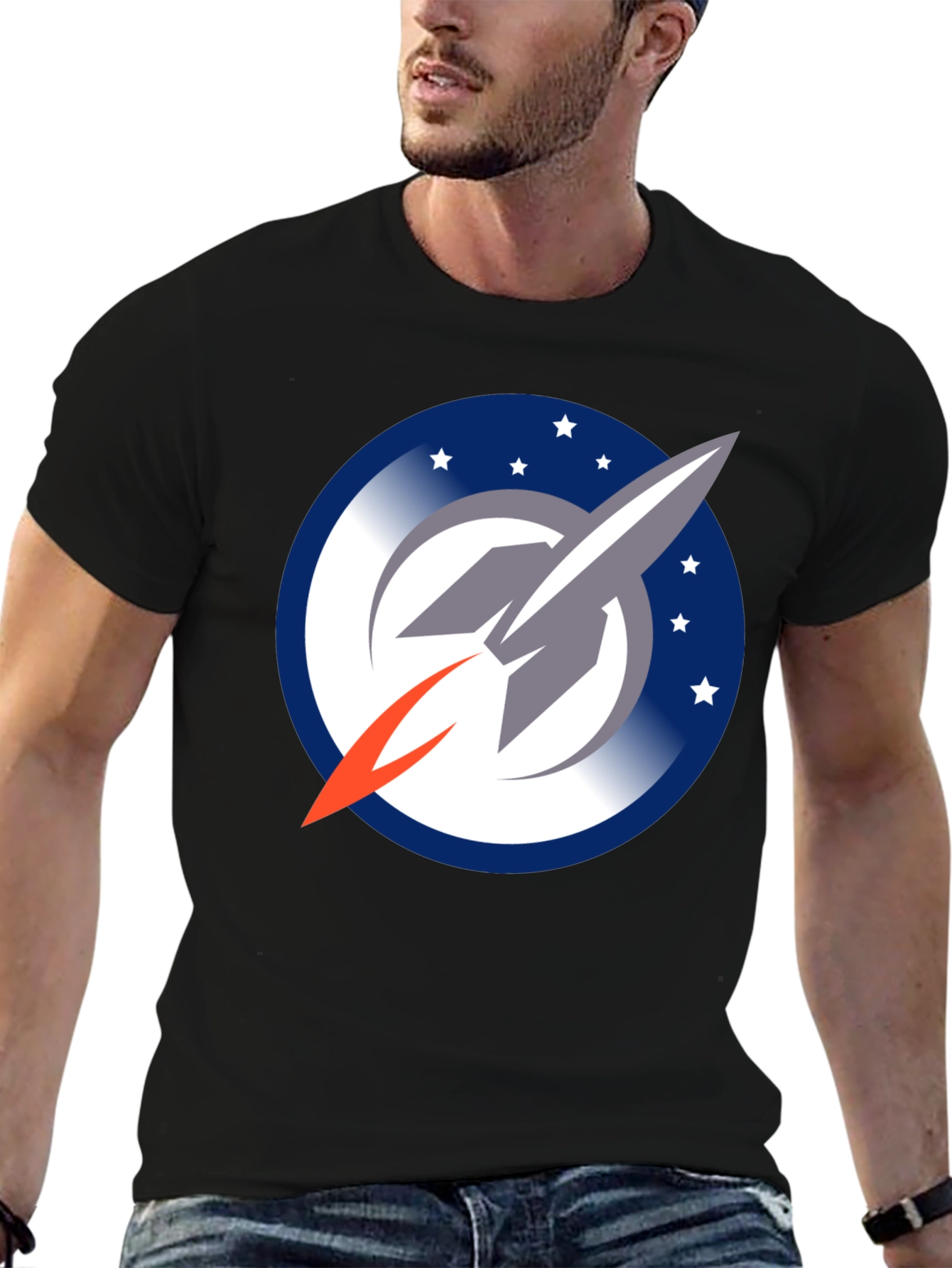 Rocket Launch Graphic Tee - Space Adventure Shirt