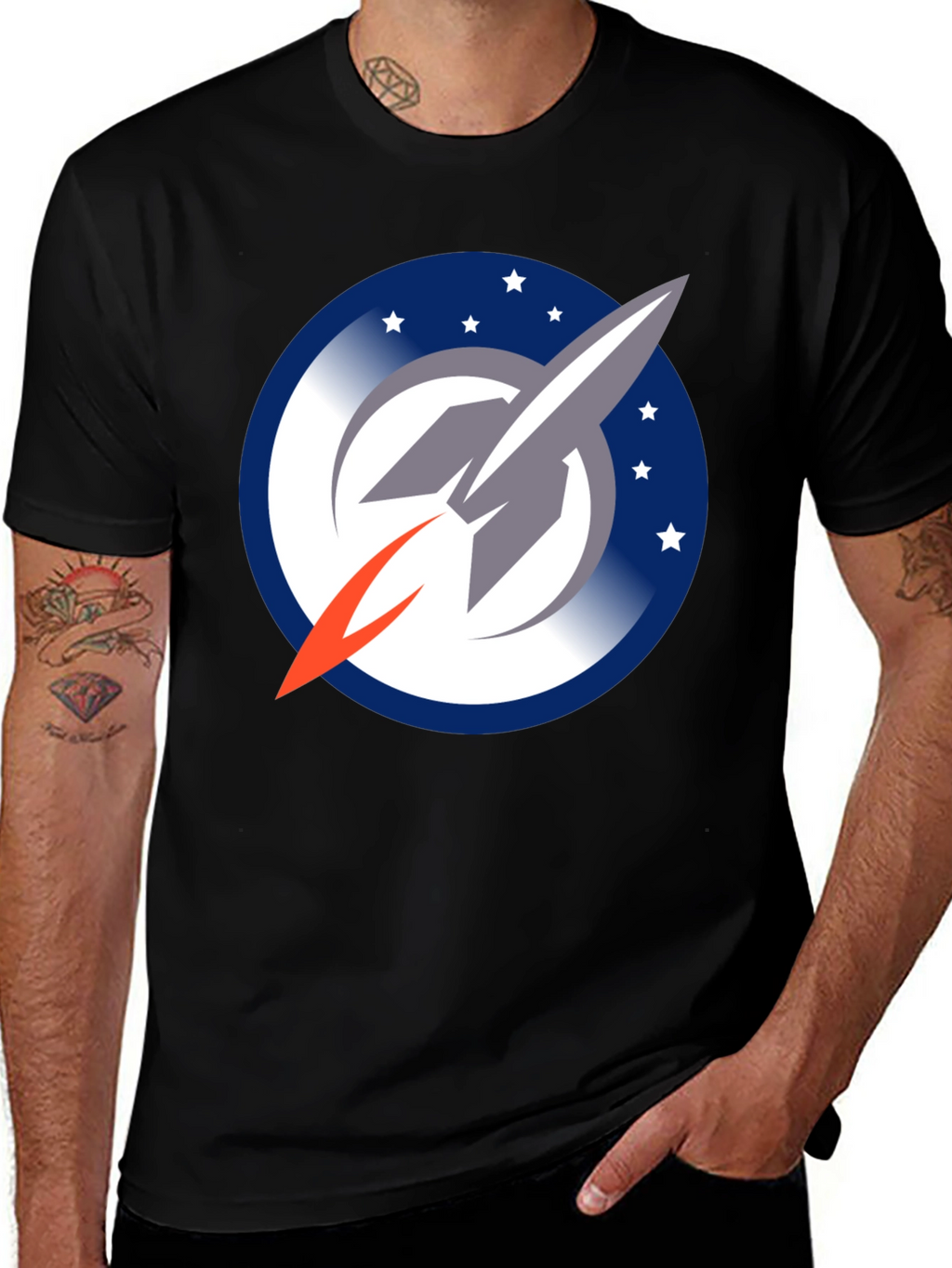 Rocket Launch Graphic Tee - Space Adventure Shirt