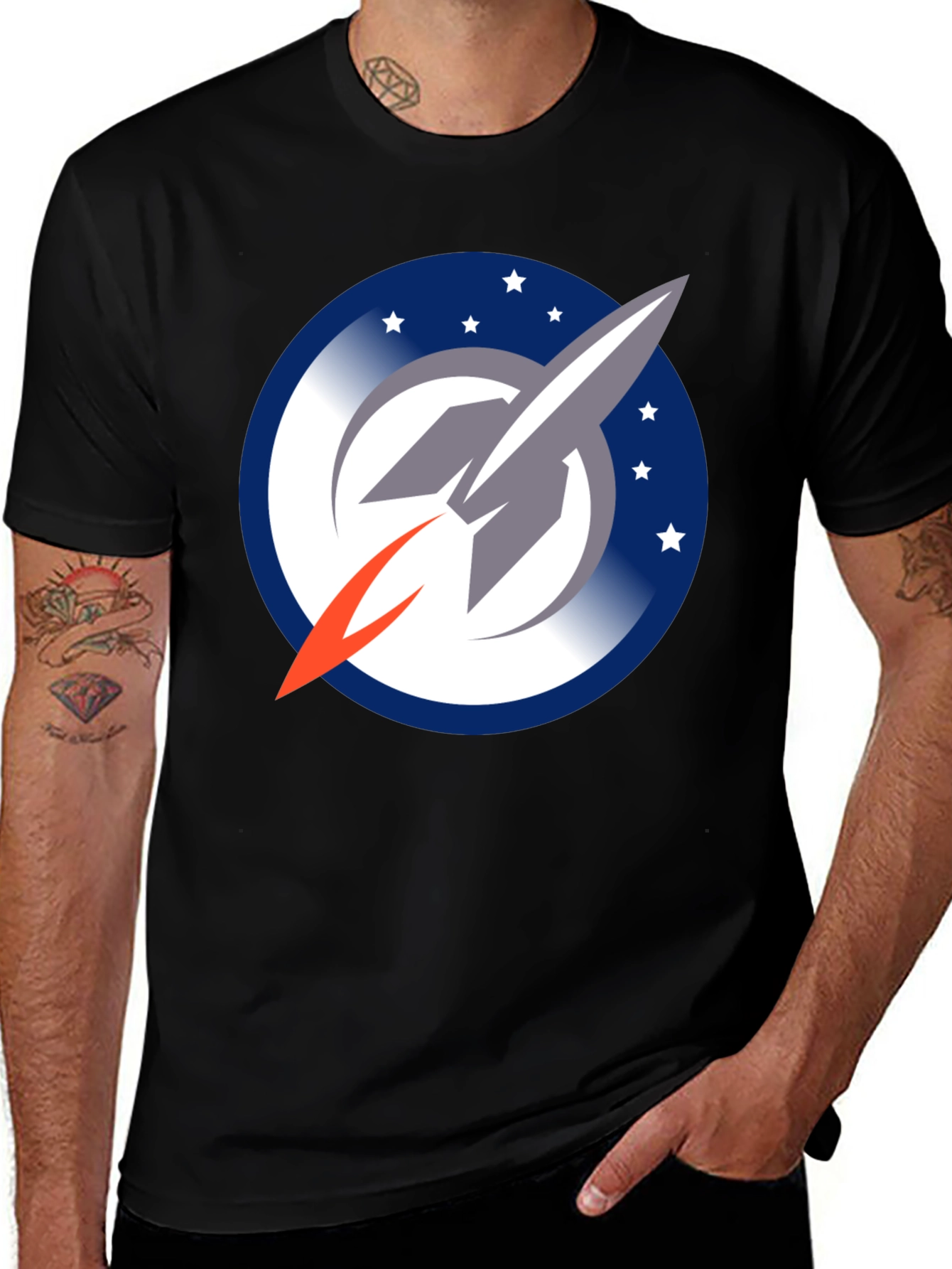 Rocket Launch Graphic Tee - Space Adventure Shirt