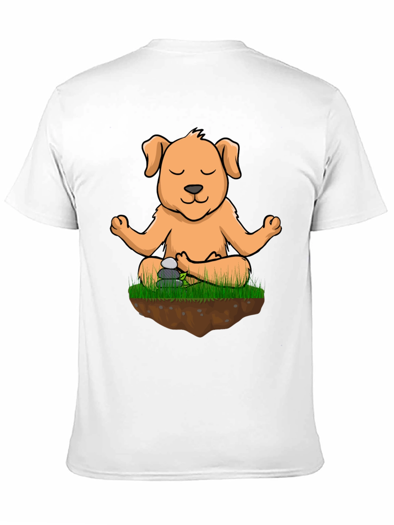 Meditating Dog T-Shirt - Zen Puppy Tee