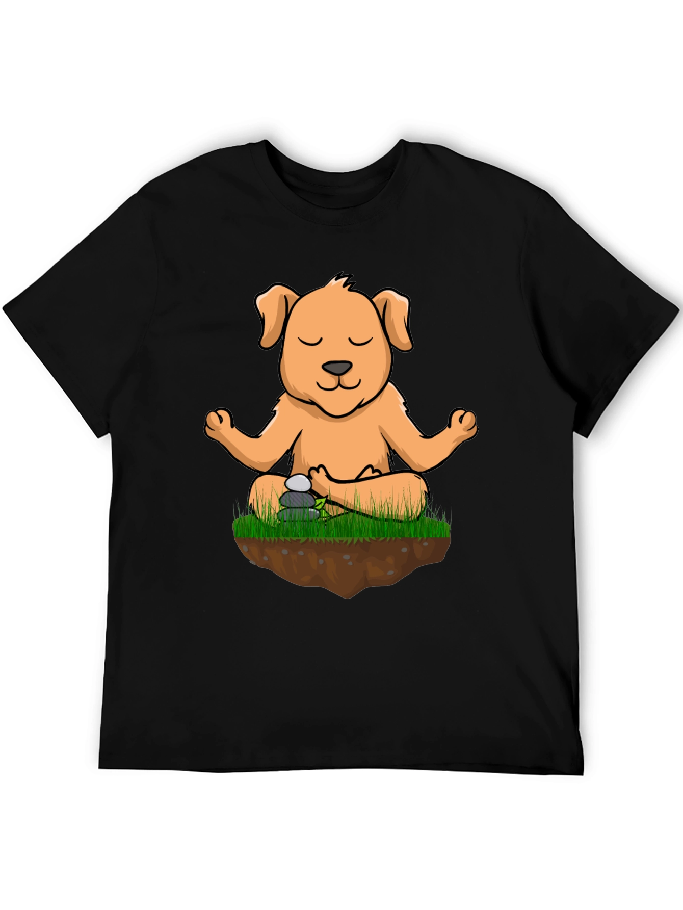 Meditating Dog T-Shirt - Zen Puppy Tee