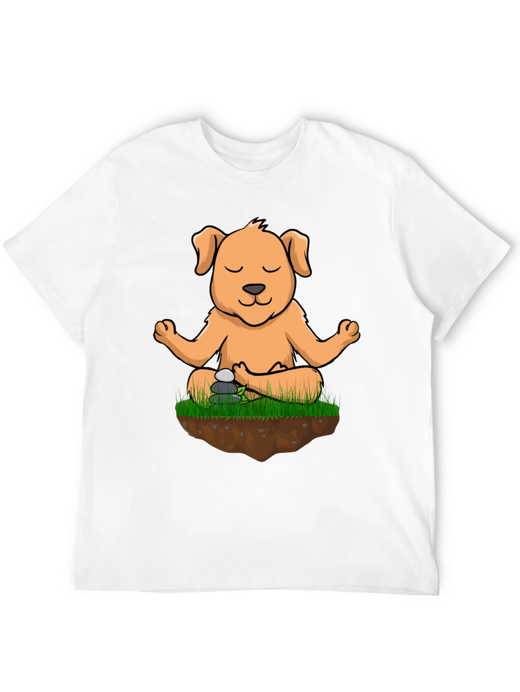 Meditating Dog T-Shirt - Zen Puppy Tee