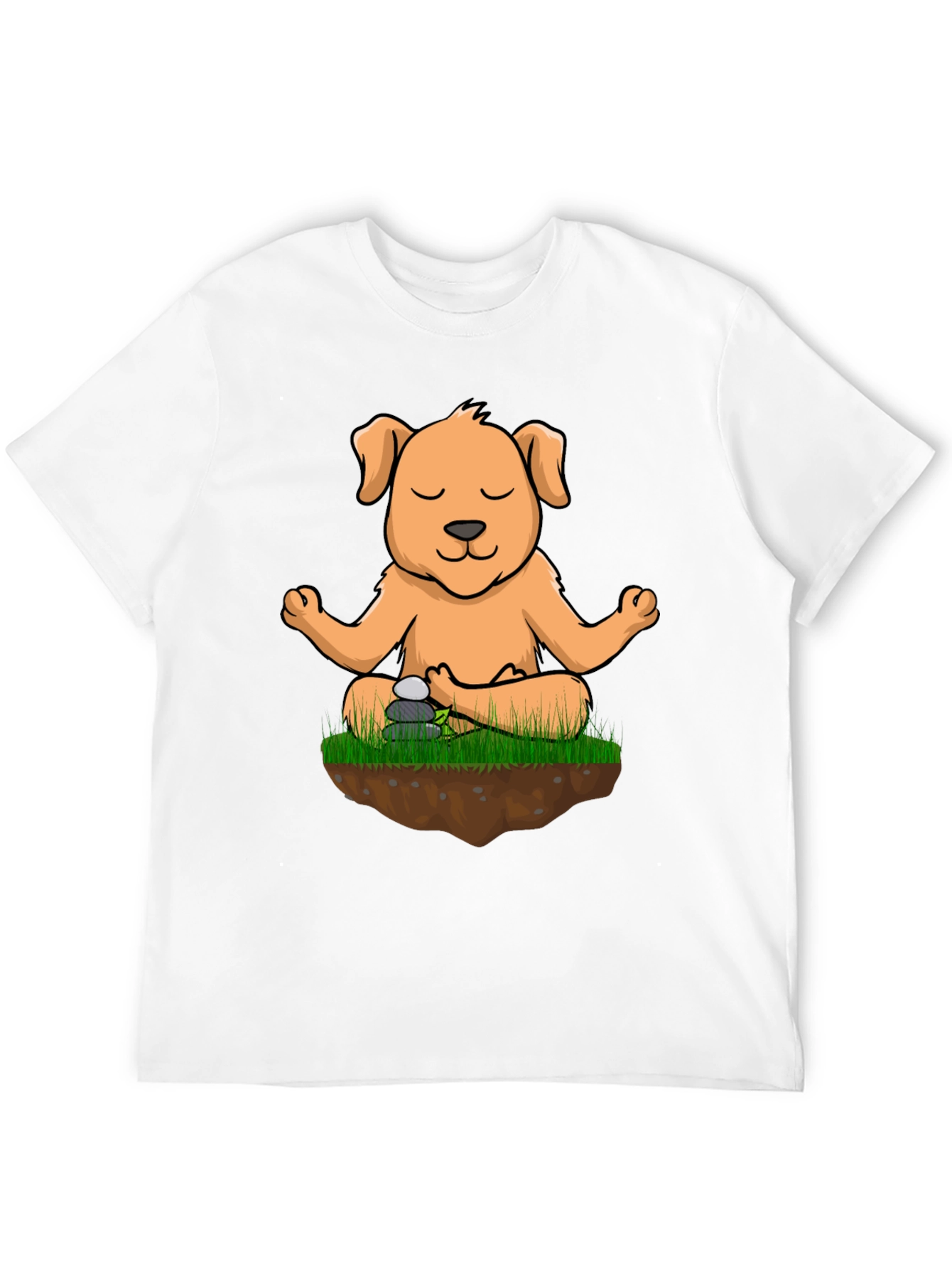 Meditating Dog T-Shirt - Zen Puppy Tee