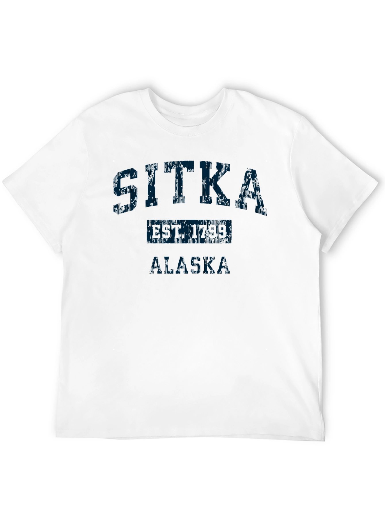 Sitka Alaska T-Shirt - Distressed Vintage Style