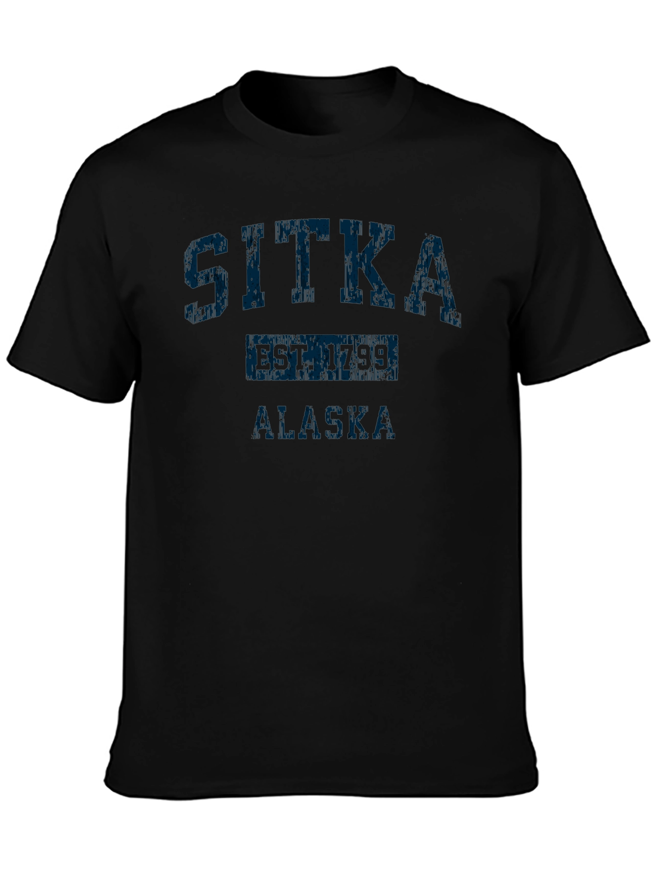 Sitka Alaska T-Shirt - Distressed Vintage Style