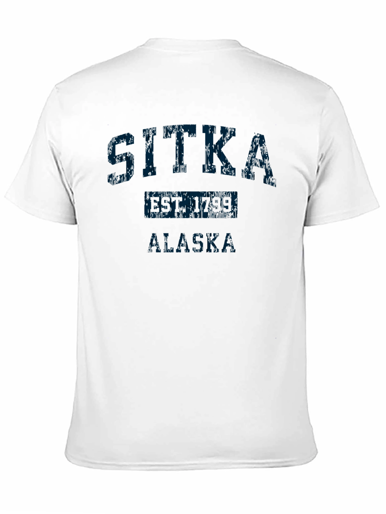 Sitka Alaska T-Shirt - Distressed Vintage Style