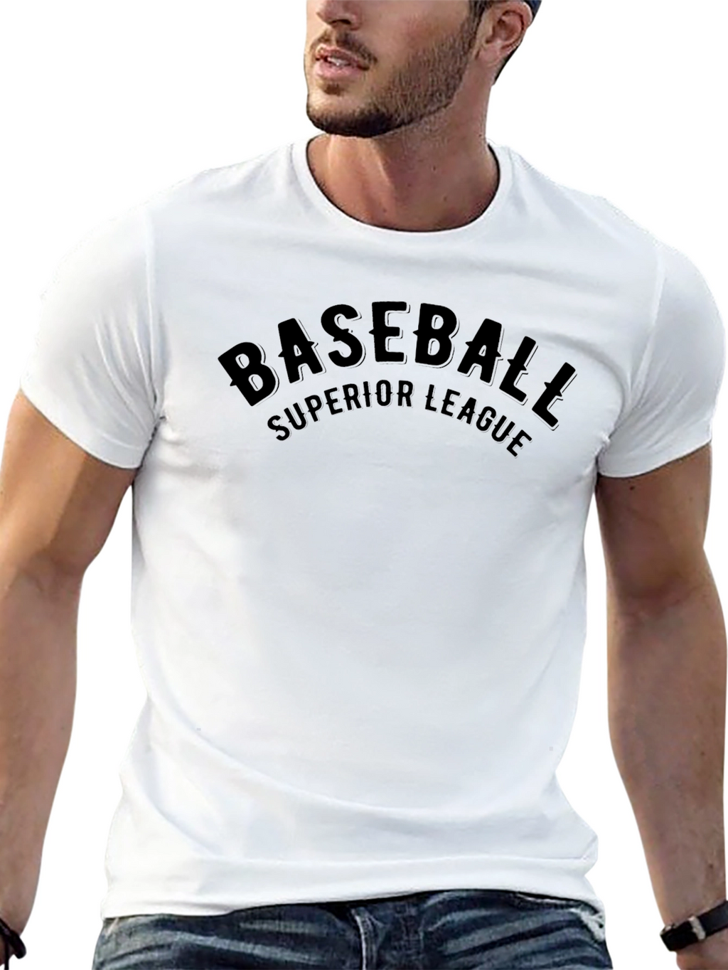 Baseball Superior League Black T-Shirt