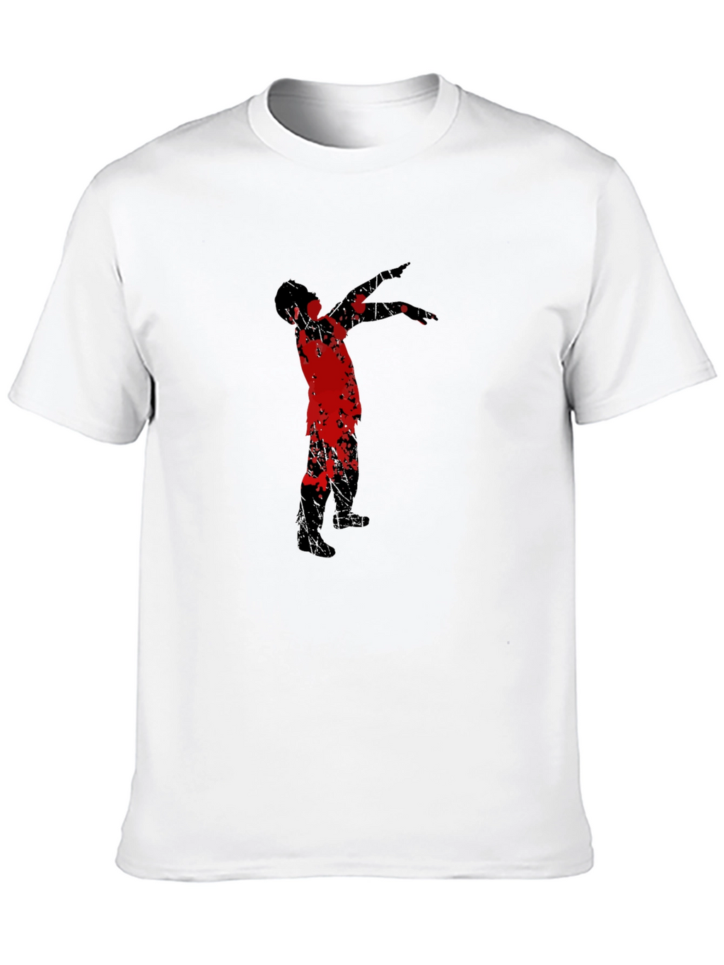 Dabbing Zombie Graphic Tee - Black