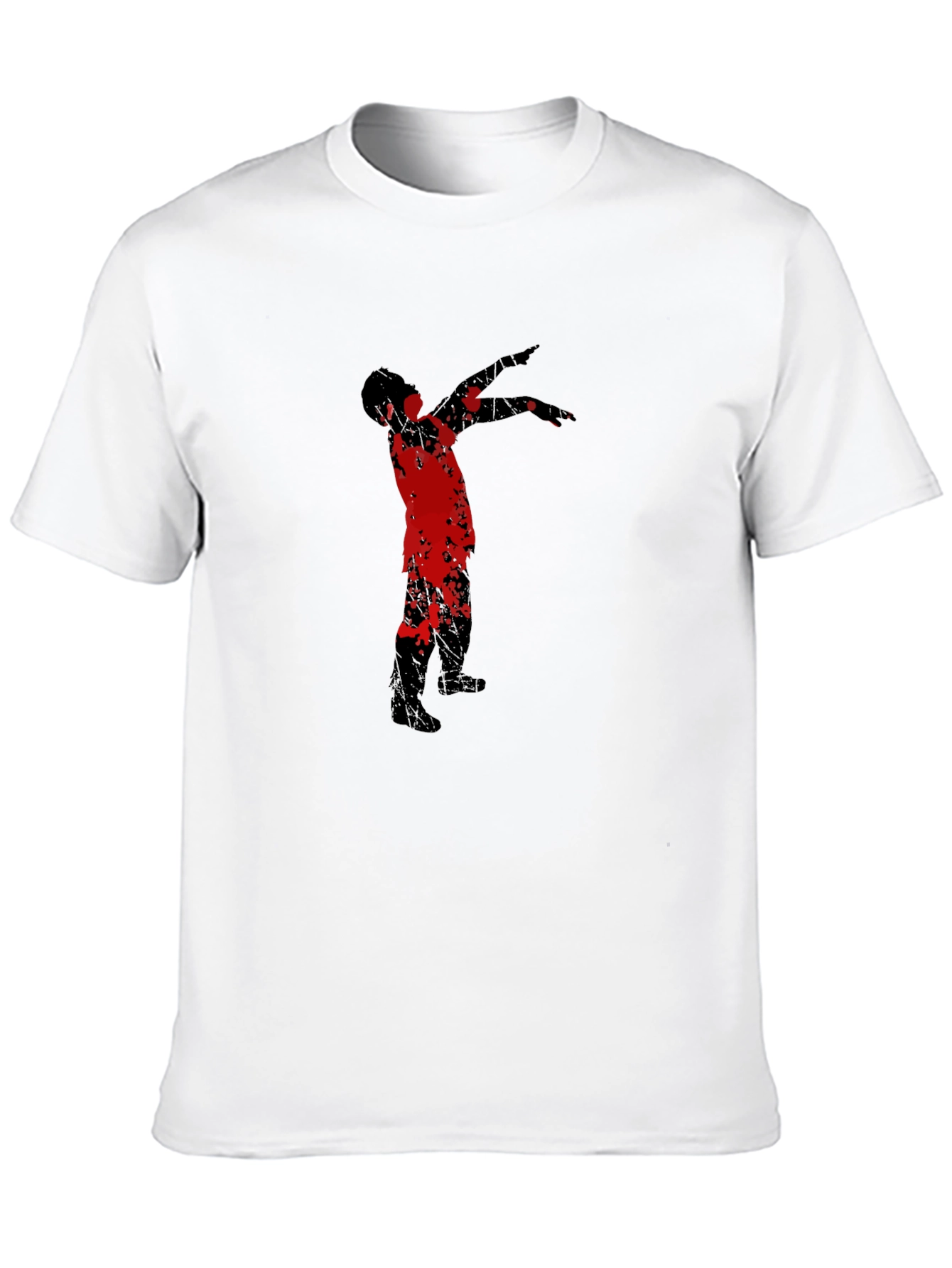 Dabbing Zombie Graphic Tee - Black