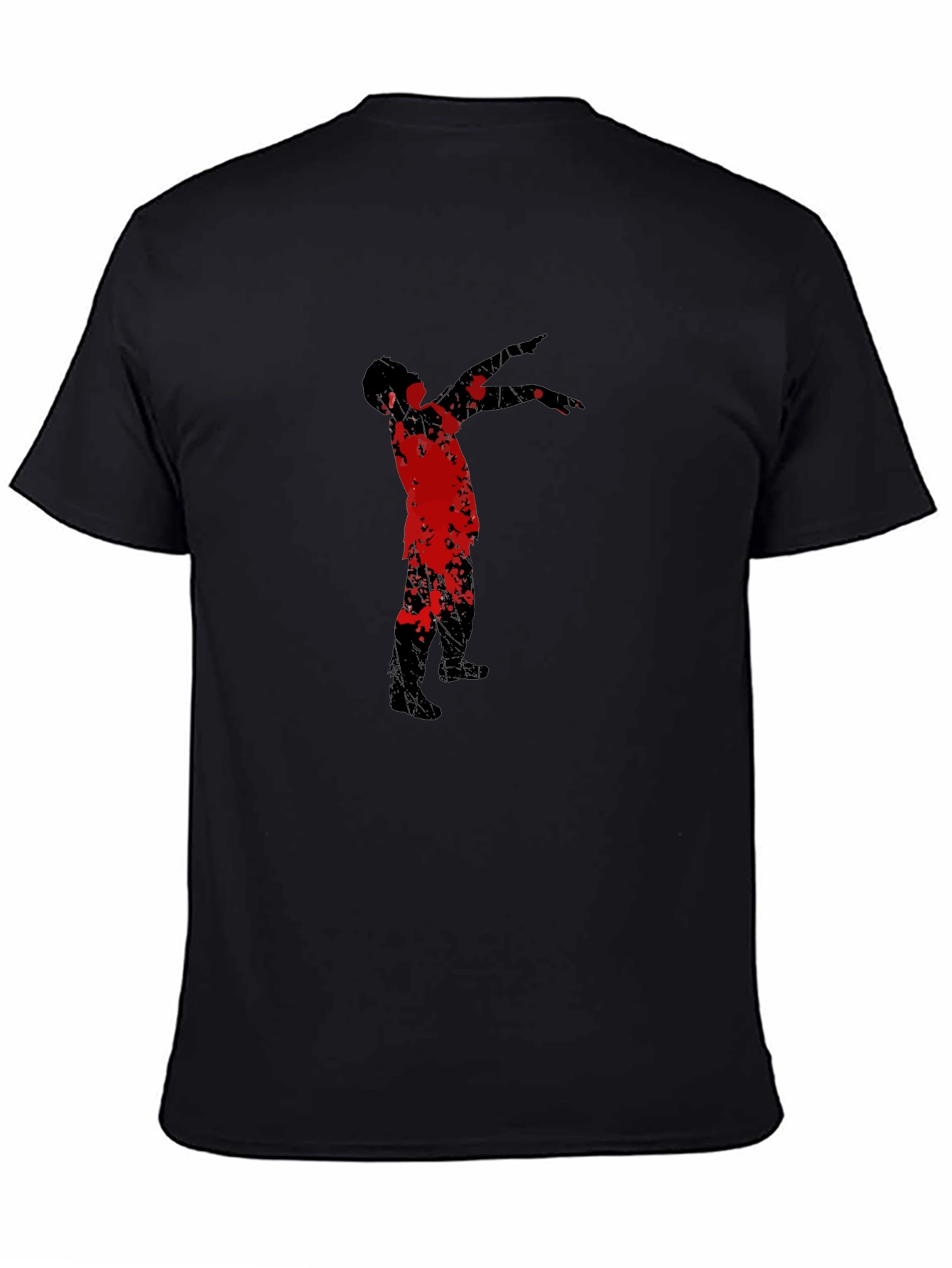 Dabbing Zombie Graphic Tee - Black
