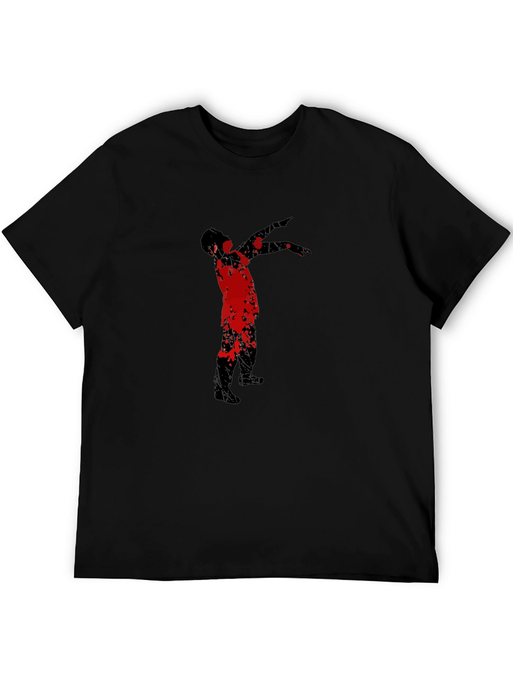 Dabbing Zombie Graphic Tee - Black