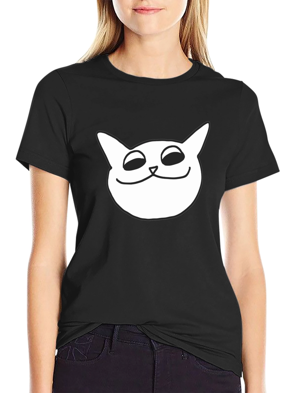 Cool Cat Tee - Graphic Black T-Shirt
