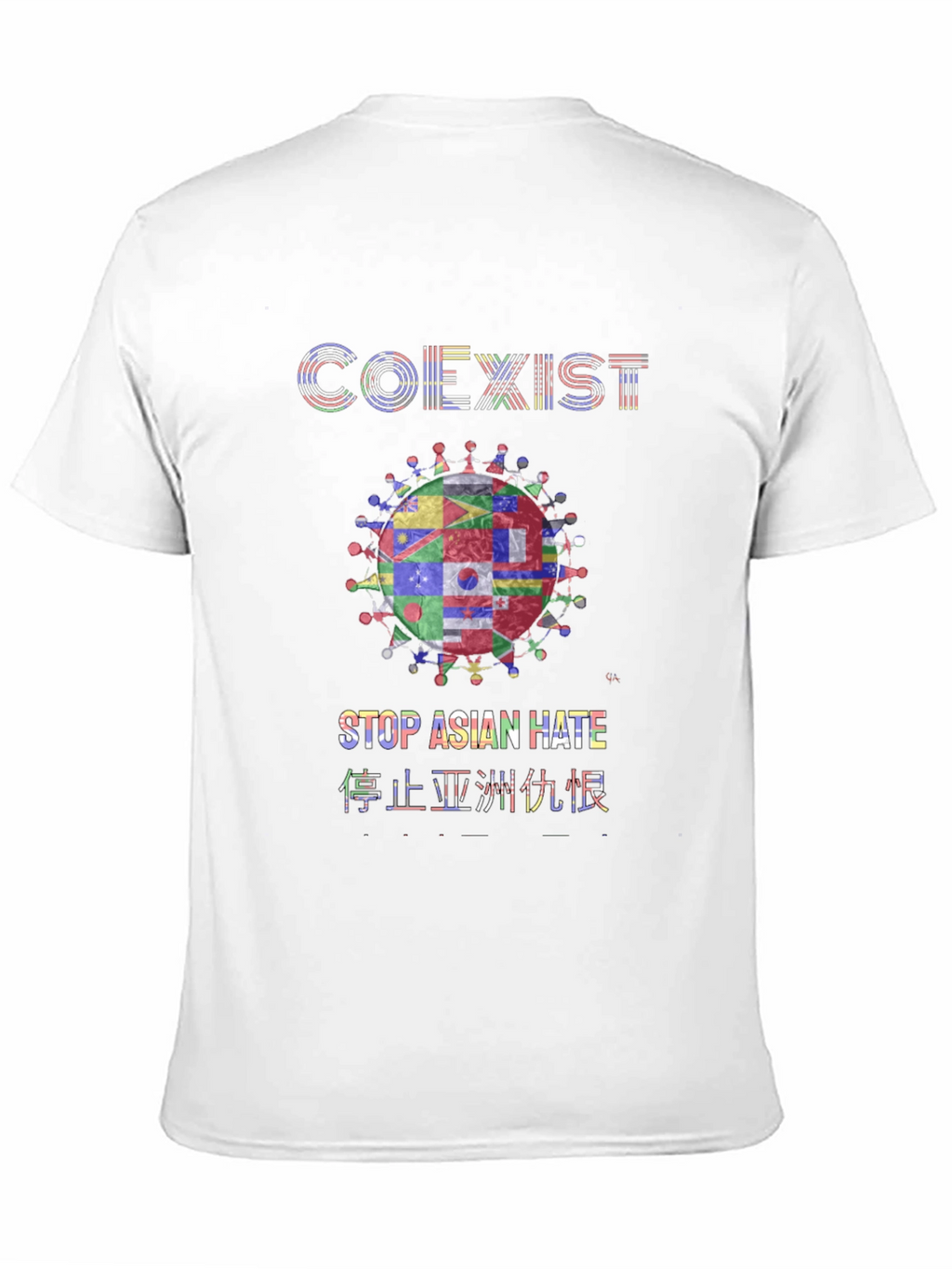 Coexist Stop Asian Hate T-Shirt