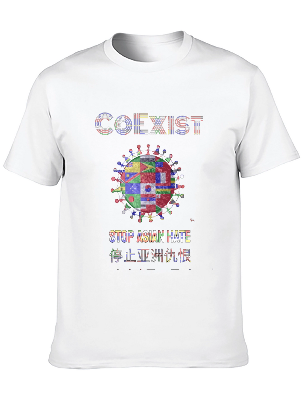 Coexist Stop Asian Hate T-Shirt