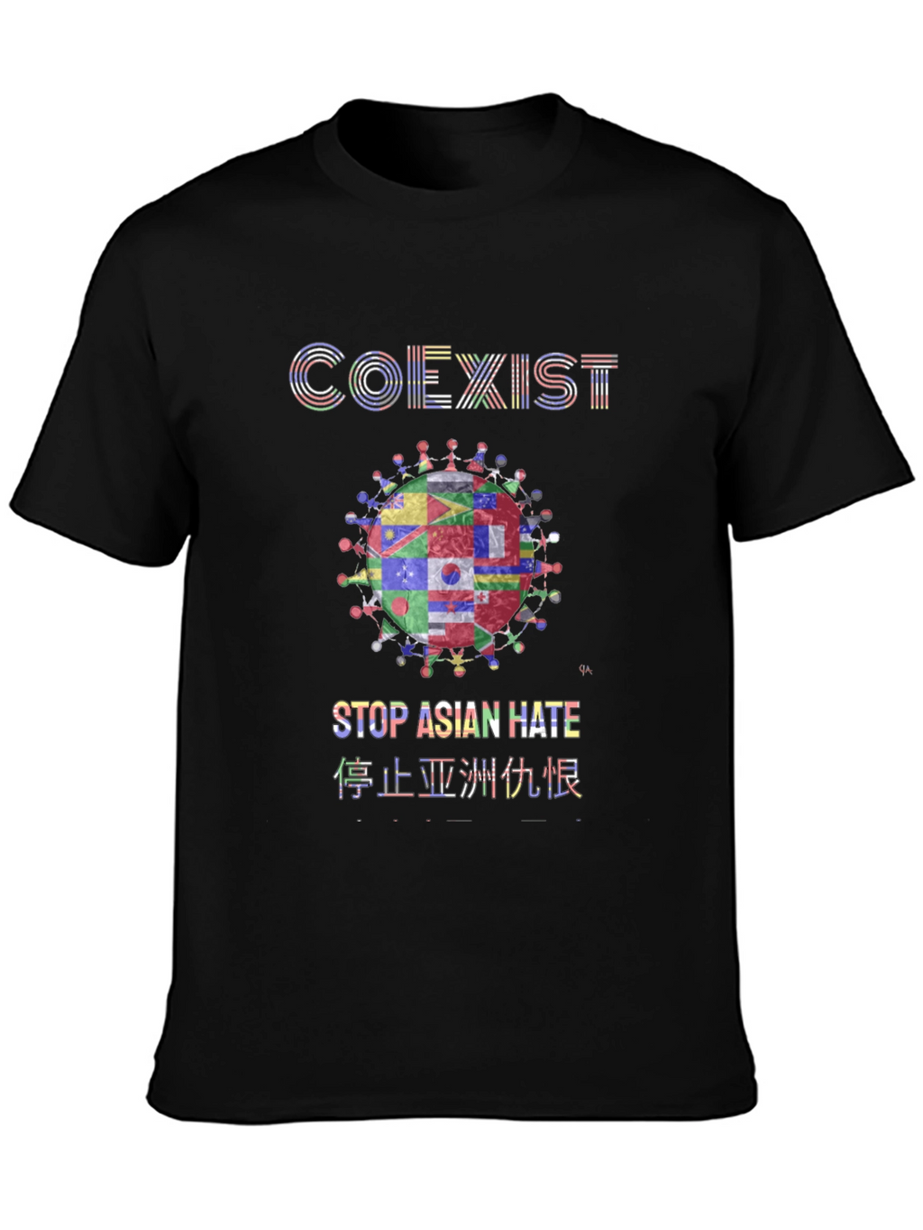 Coexist Stop Asian Hate T-Shirt