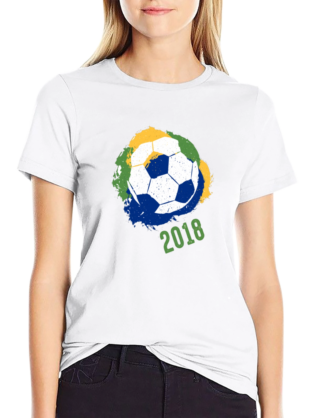 Soccer Ball 2018 Graphic Tee - Black