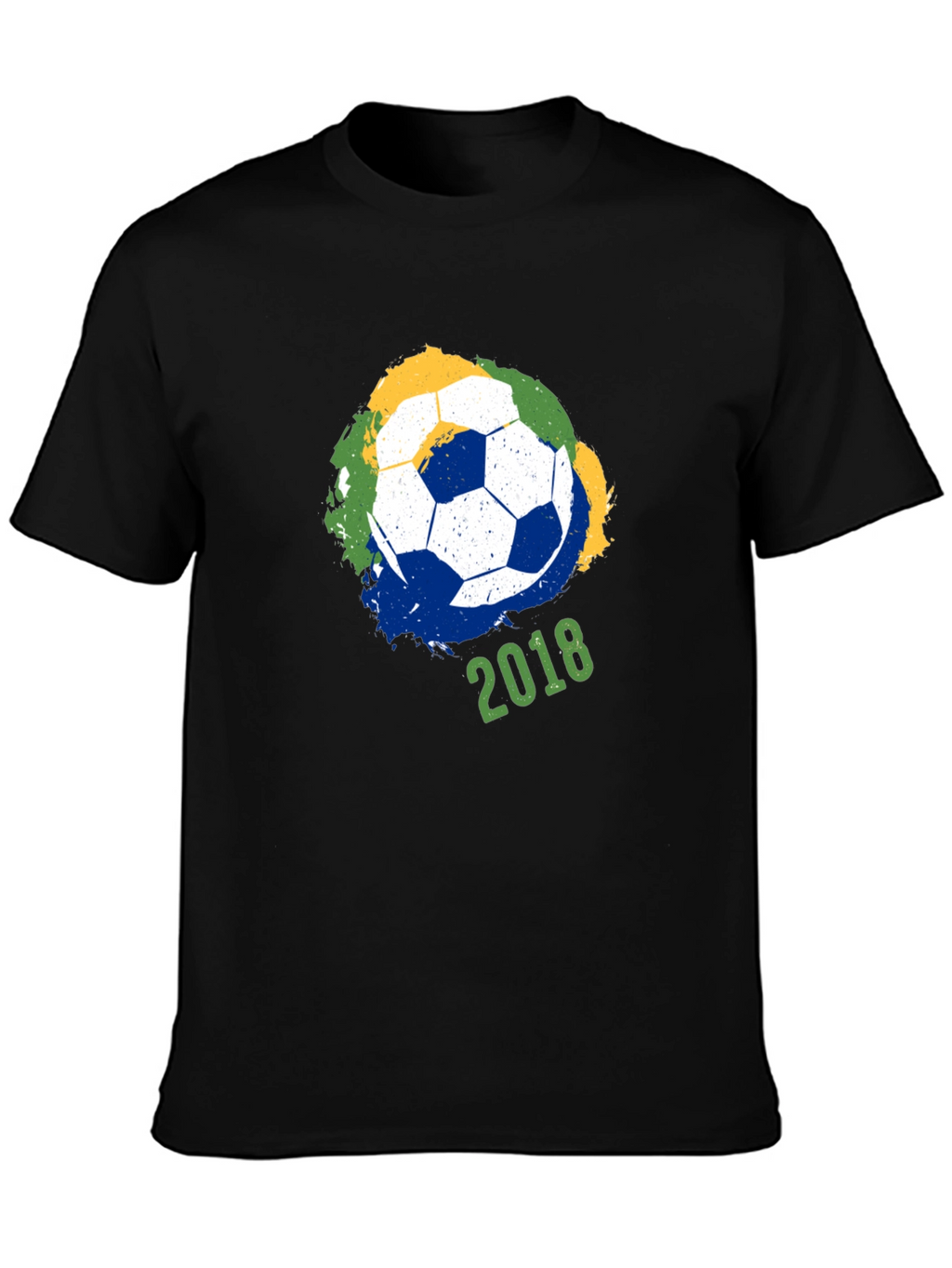 Soccer Ball 2018 Graphic Tee - Black