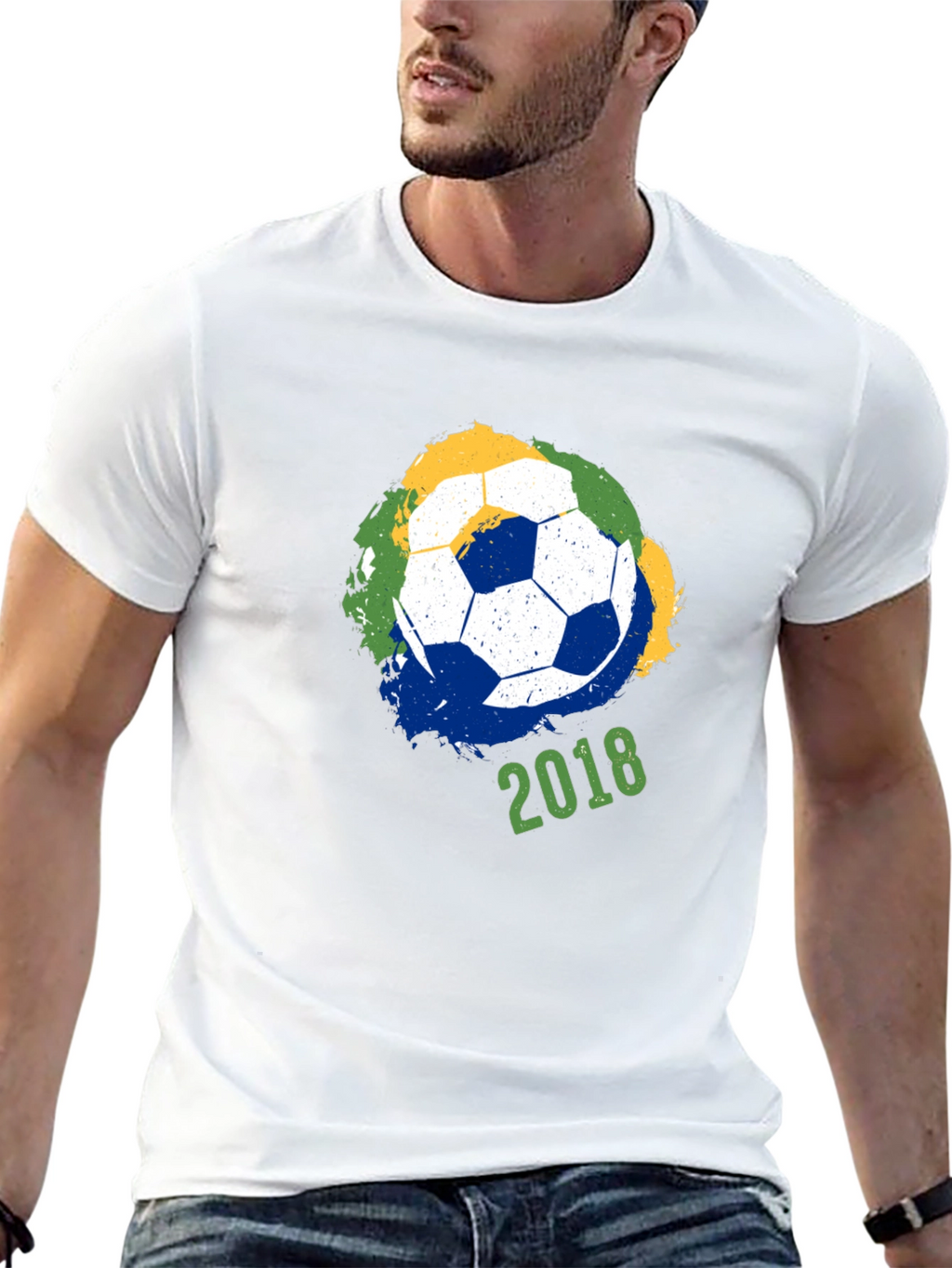 Soccer Ball 2018 Graphic Tee - Black