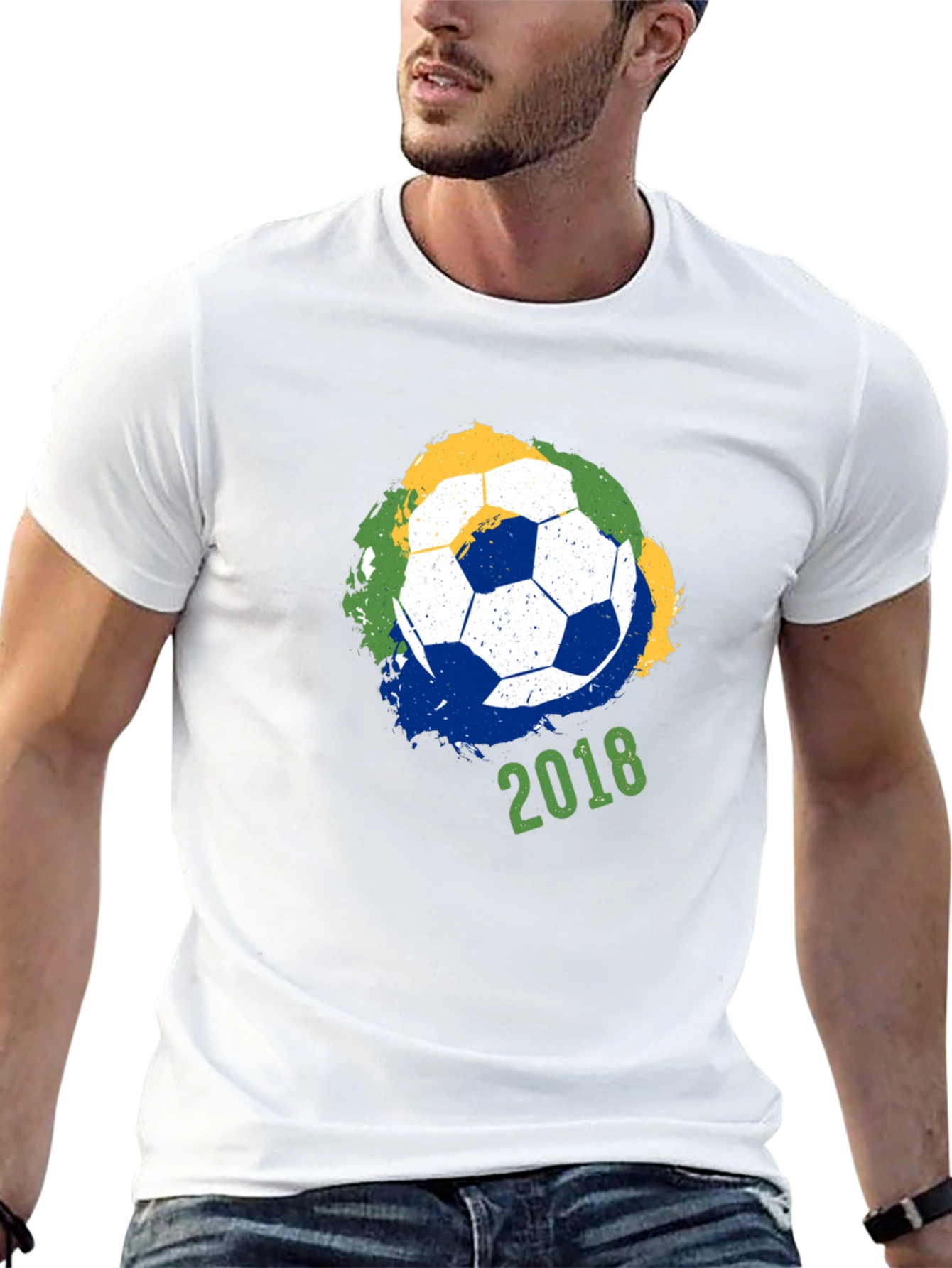 Soccer Ball 2018 Graphic Tee - Black