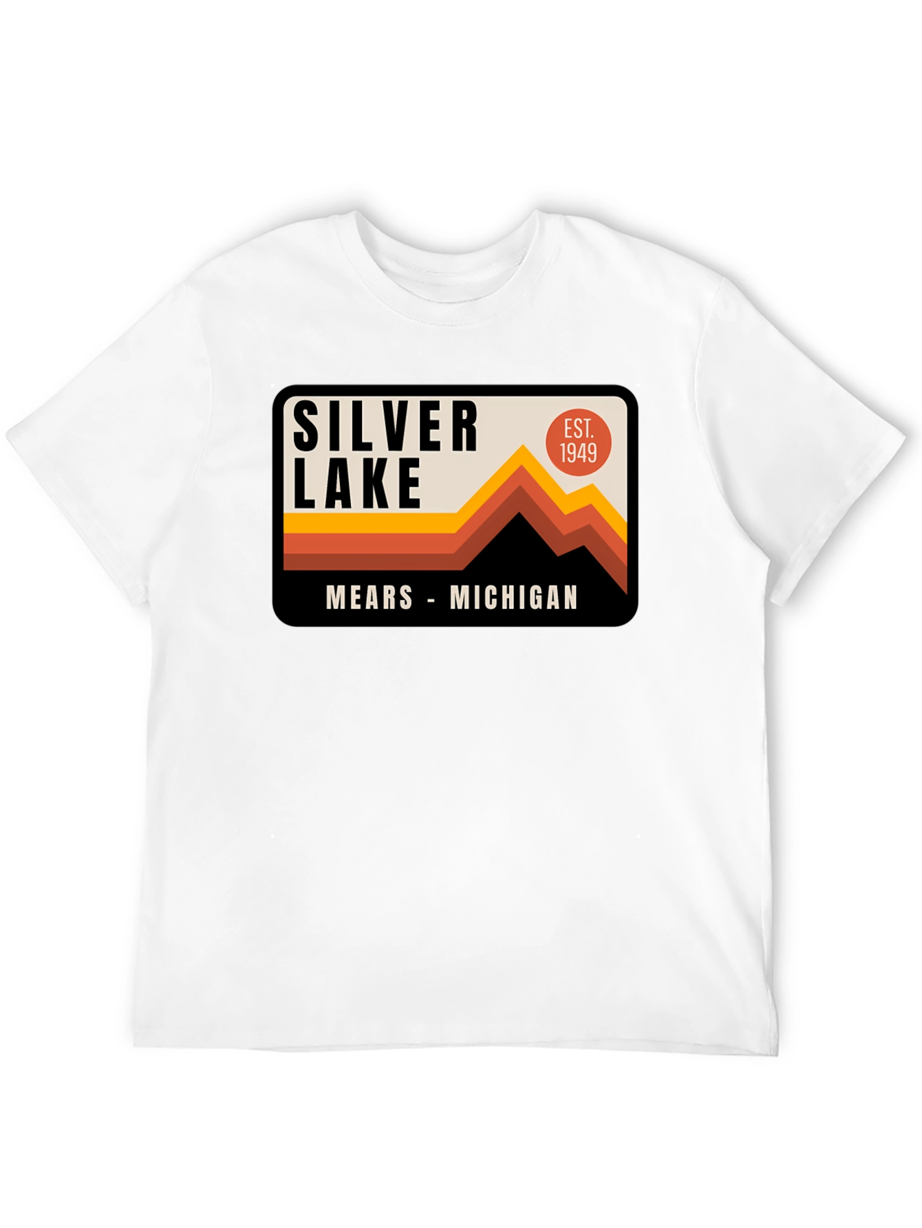 Silver Lake Michigan Retro T-Shirt