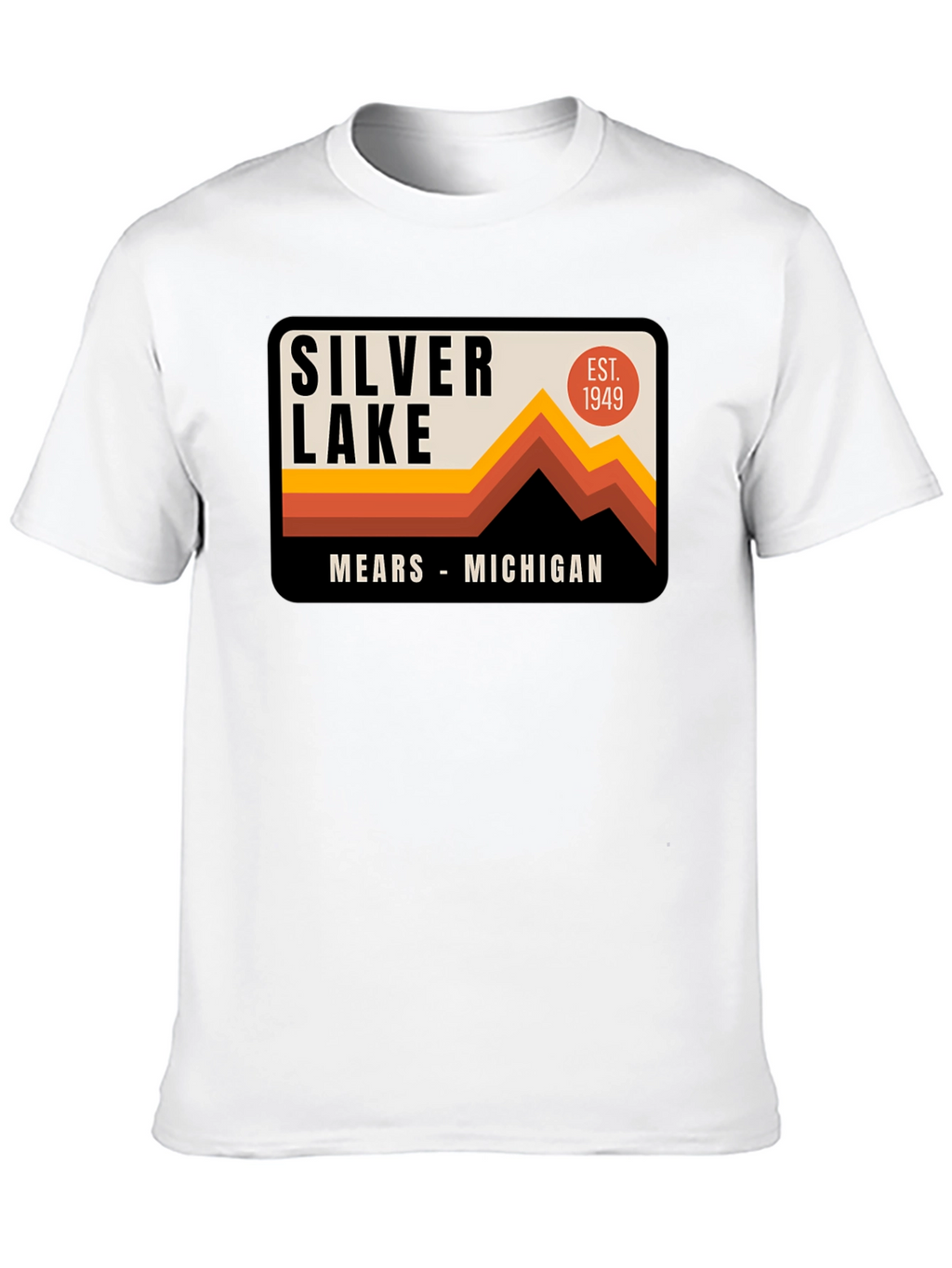 Silver Lake Michigan Retro T-Shirt