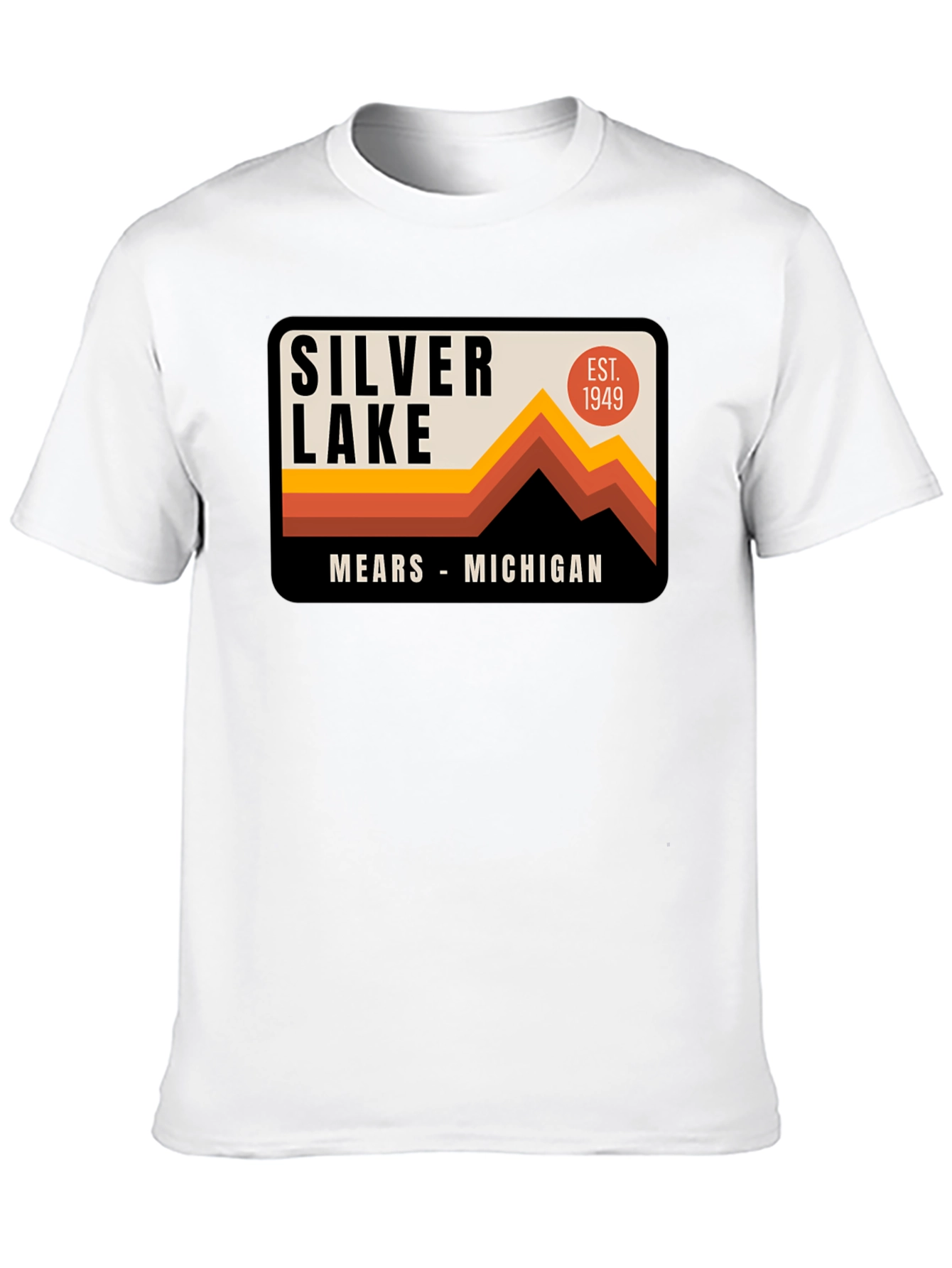 Silver Lake Michigan Retro T-Shirt