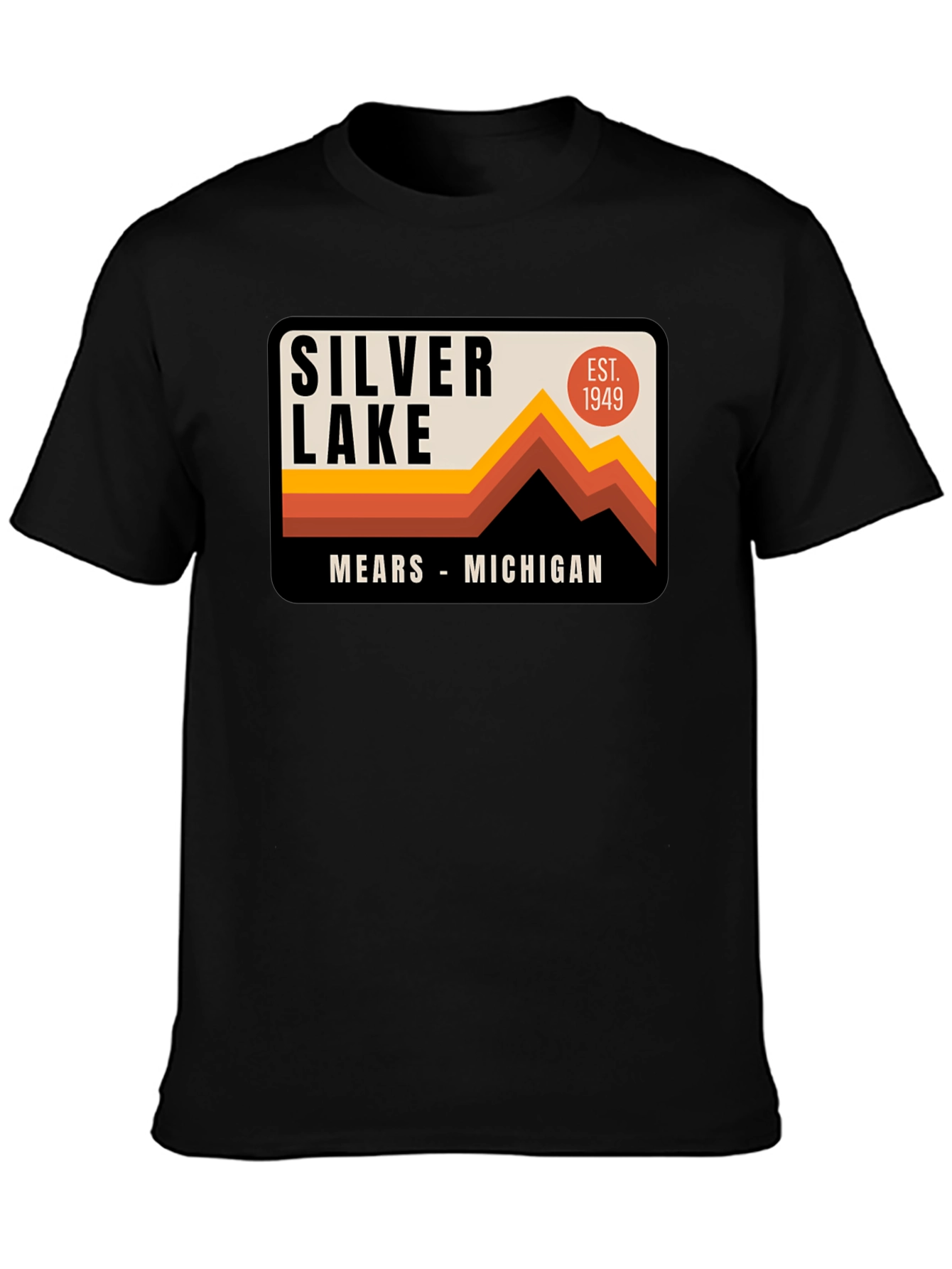 Silver Lake Michigan Retro T-Shirt