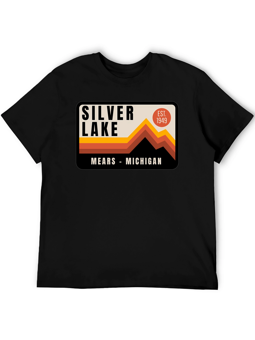 Silver Lake Michigan Retro T-Shirt