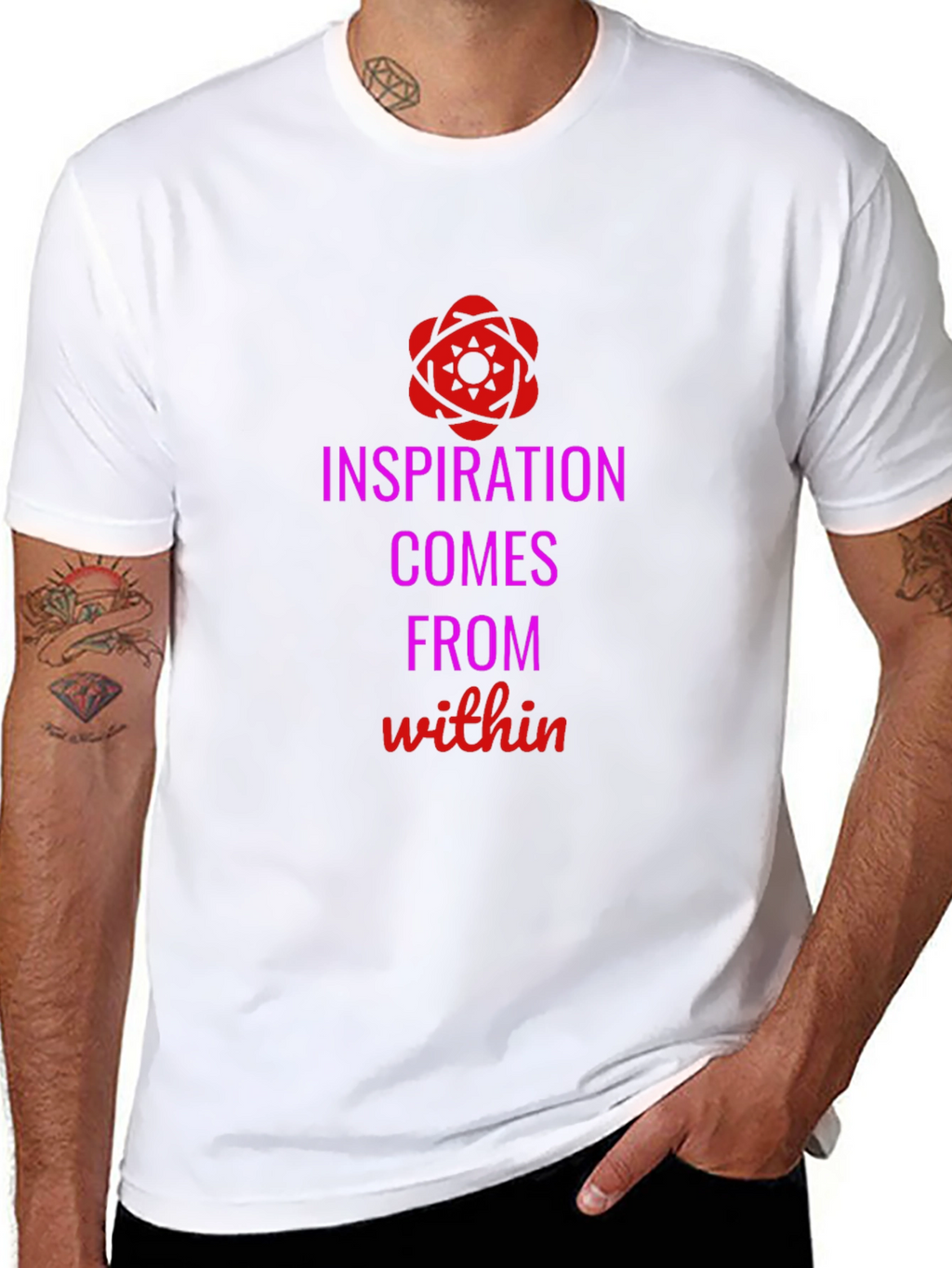 Inspiration Within Graphic Tee - Motivational T-Shirt