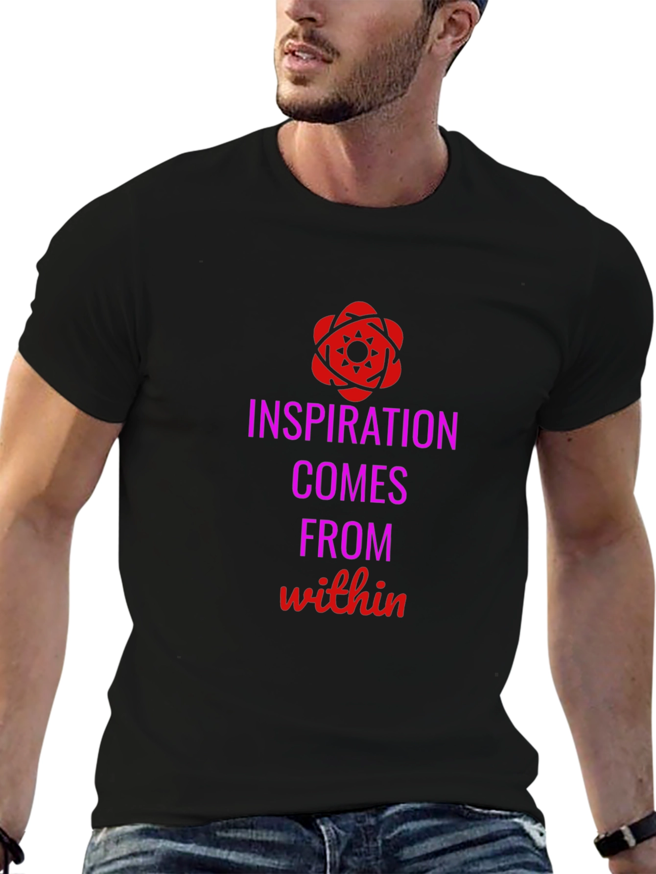Inspiration Within Graphic Tee - Motivational T-Shirt