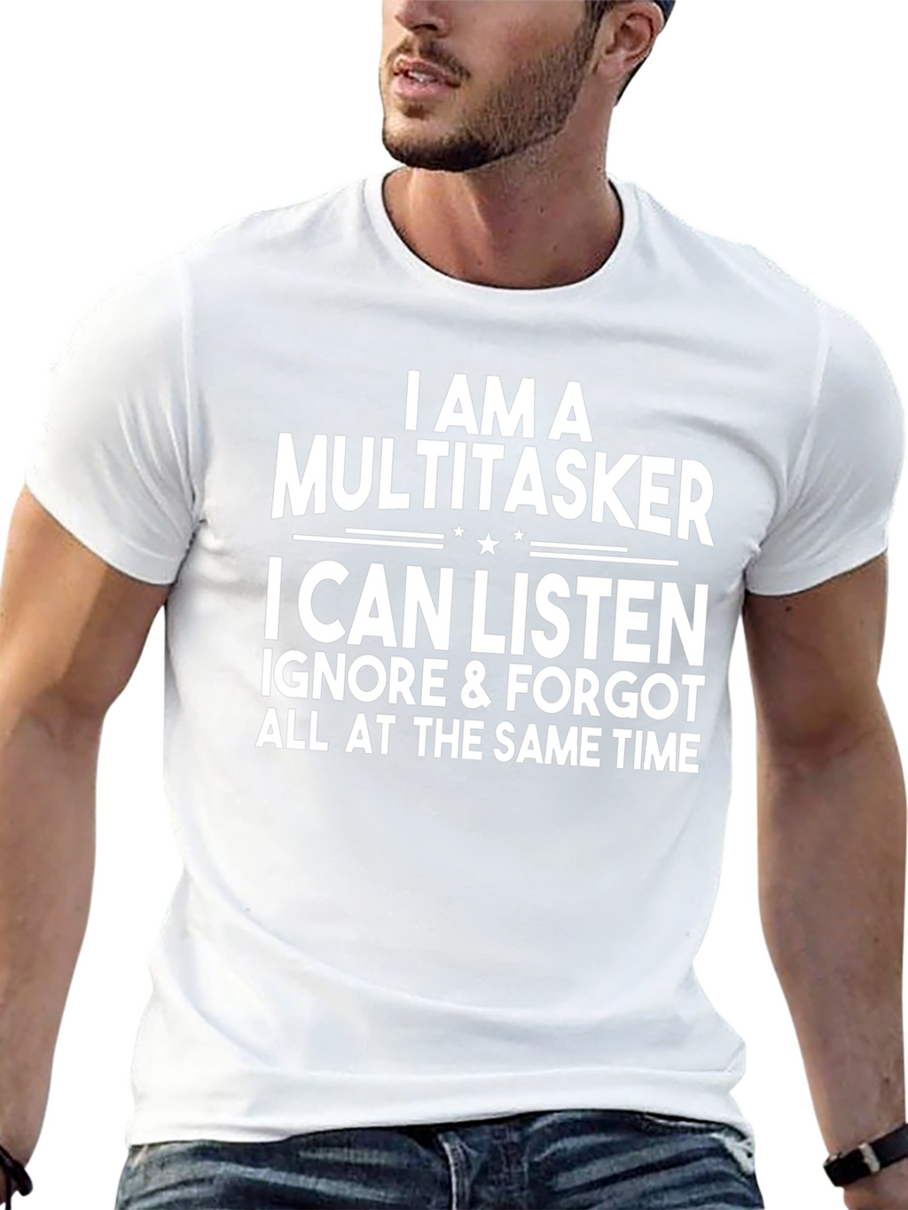 Multitasker Graphic T-Shirt - Funny Statement Tee