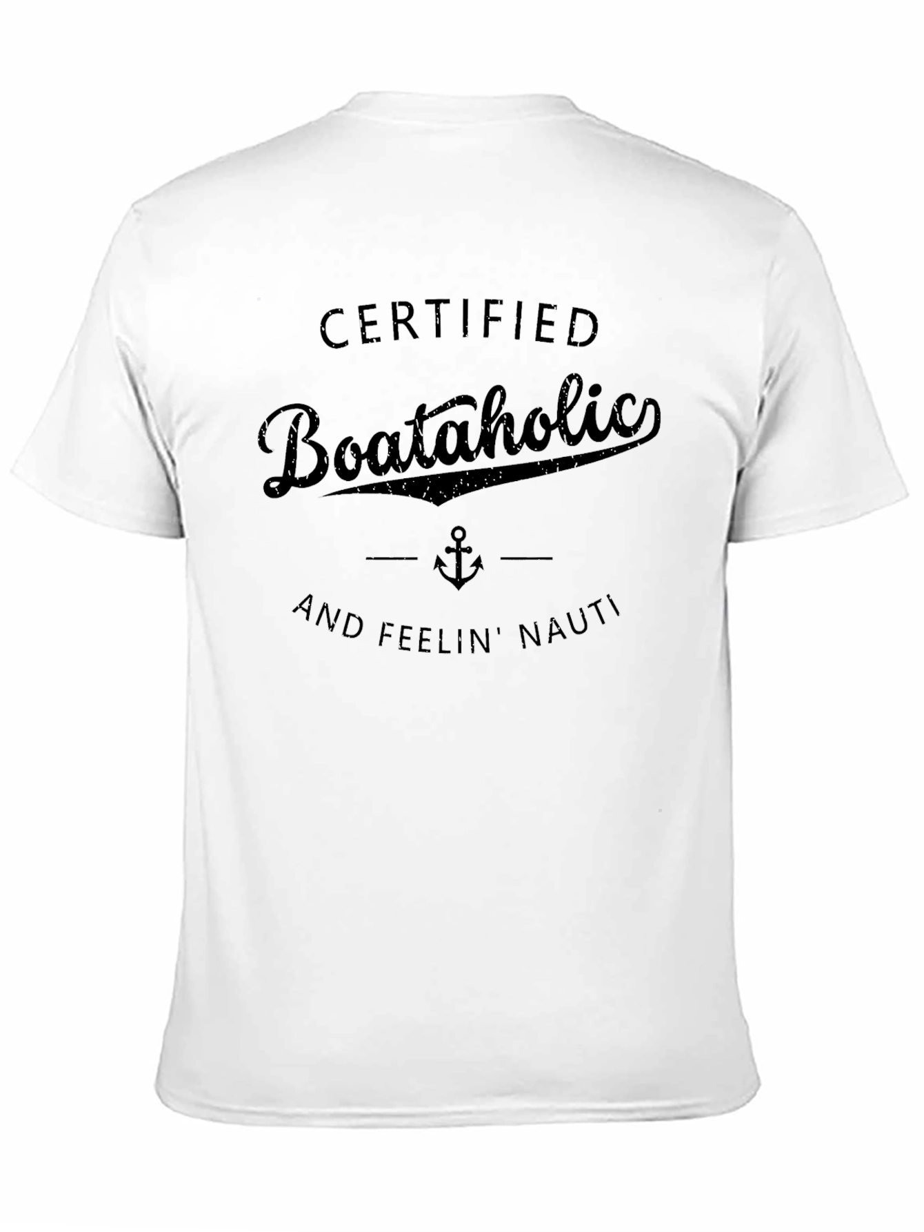 Certified Boataholic Graphic T-Shirt - Nauti Nautical Tee