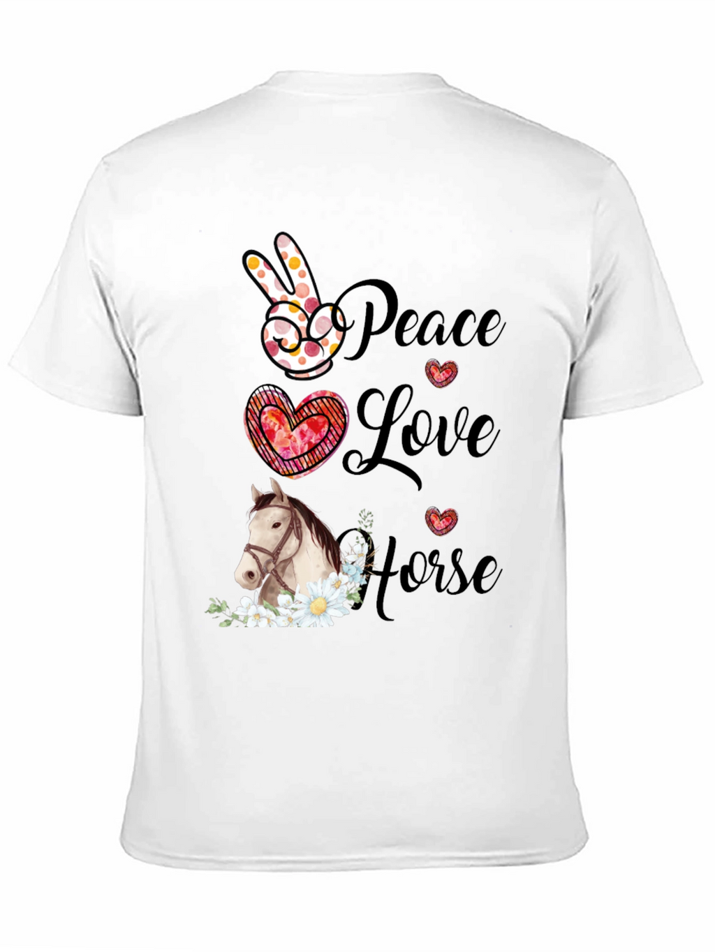 Peace Love Horse T-Shirt