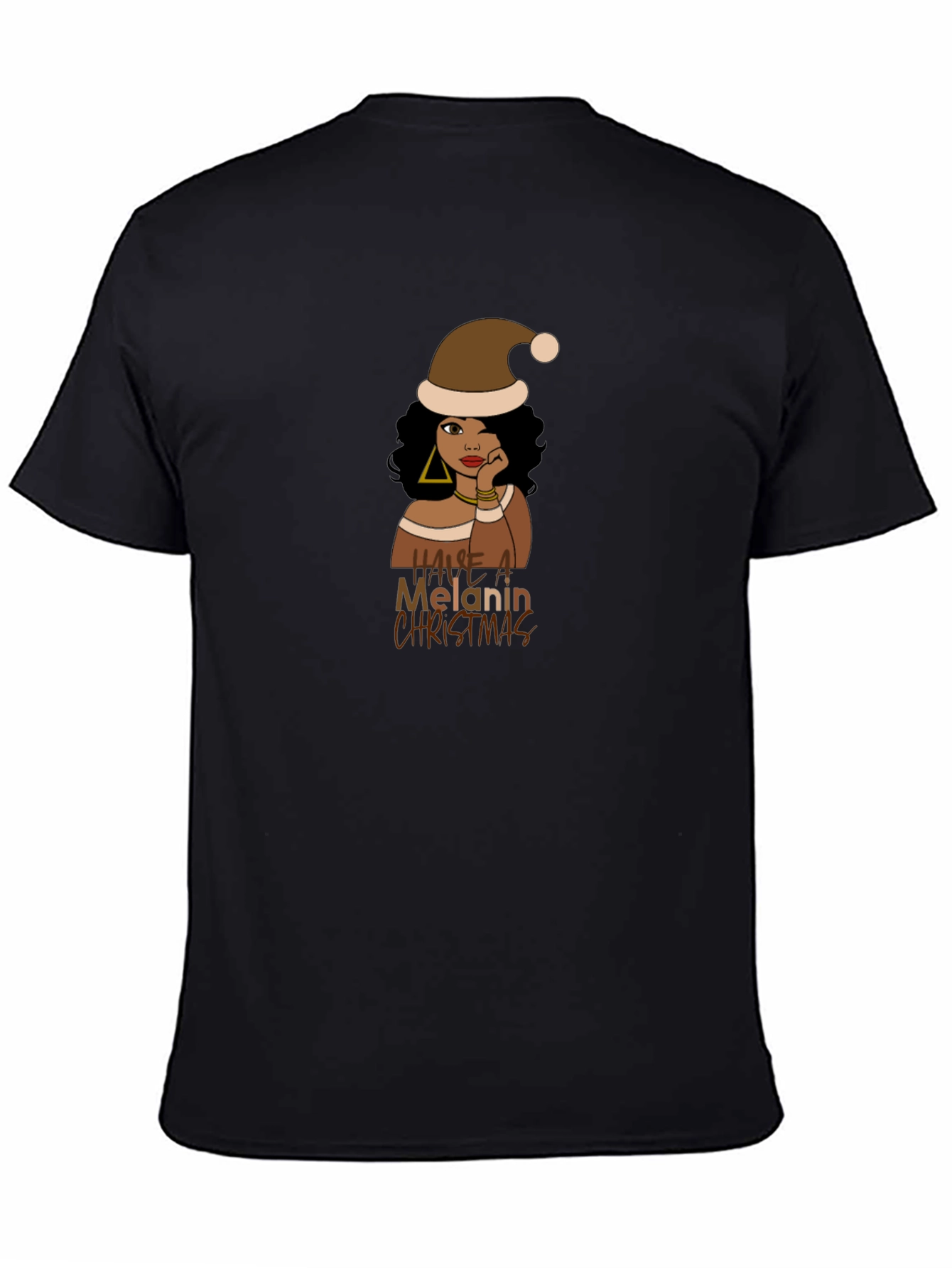 Melanin Christmas T-Shirt - Unisex