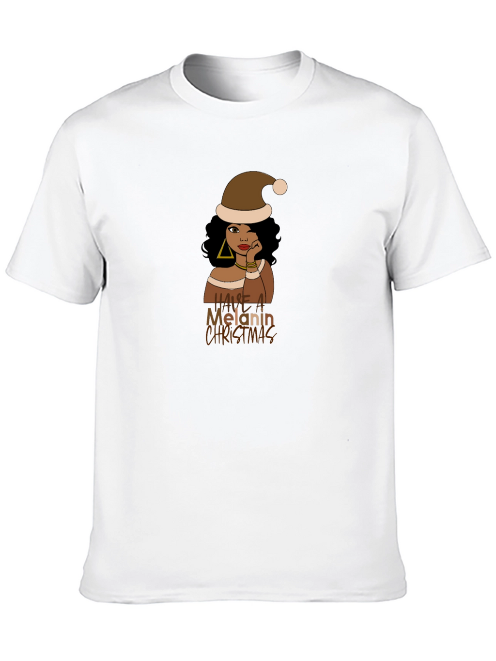 Melanin Christmas T-Shirt - Unisex