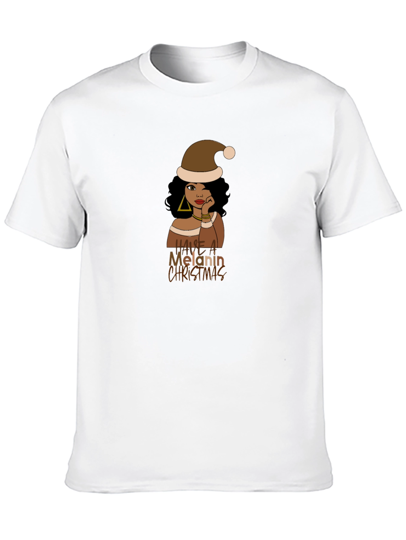 Melanin Christmas T-Shirt - Unisex