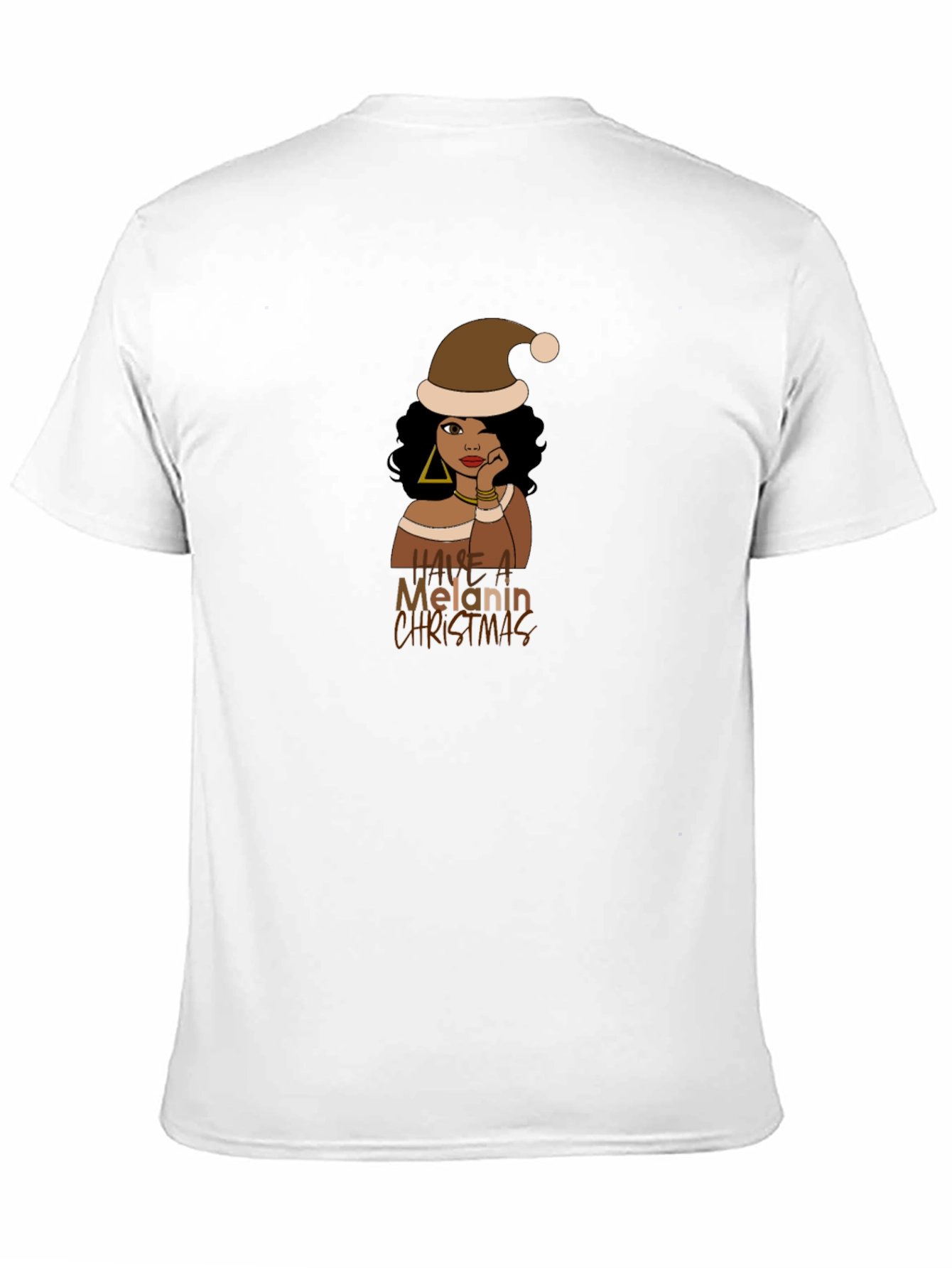 Melanin Christmas T-Shirt - Unisex