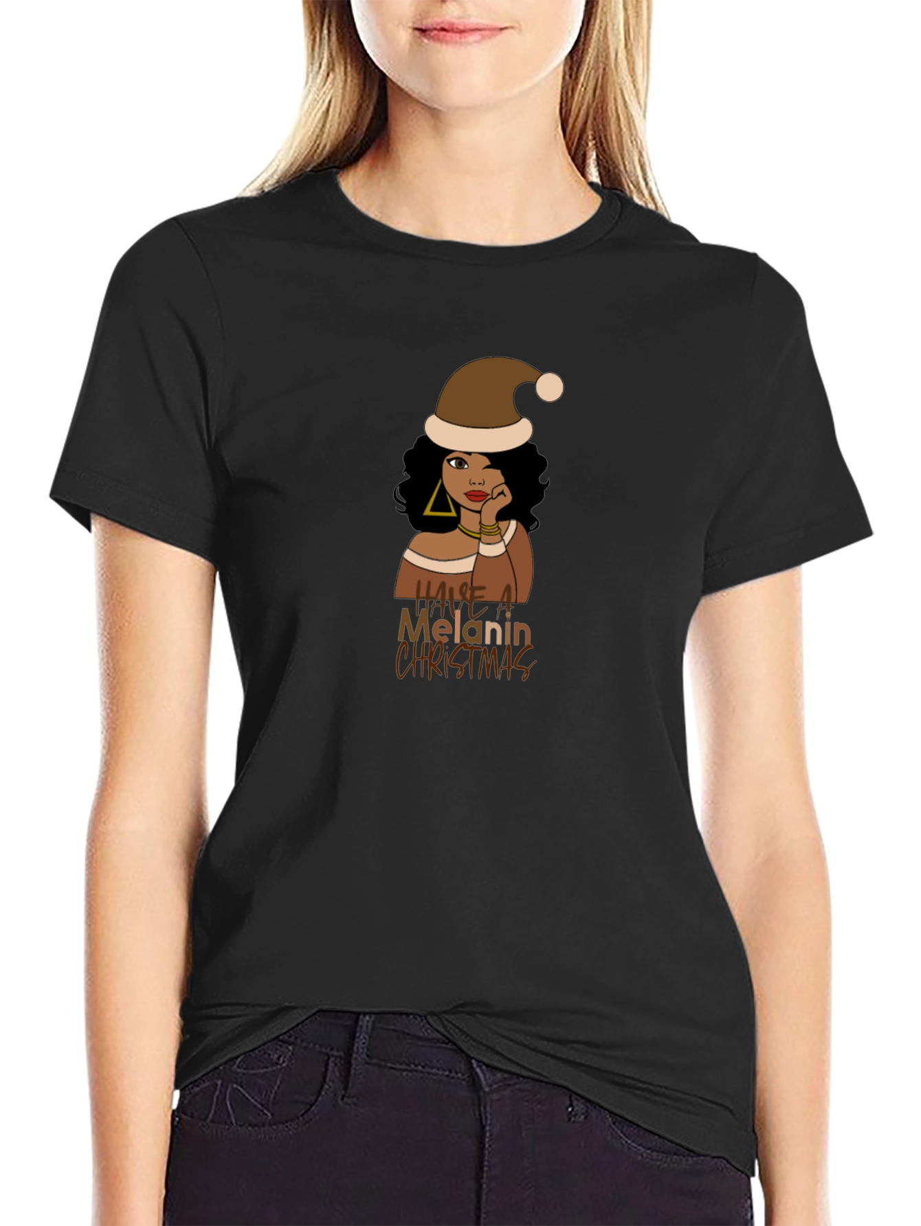 Melanin Christmas T-Shirt - Unisex
