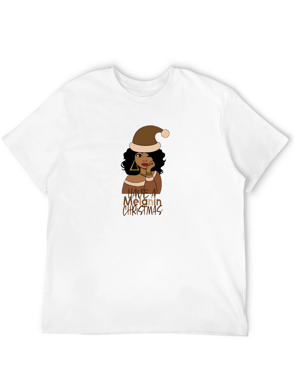 Melanin Christmas T-Shirt - Unisex