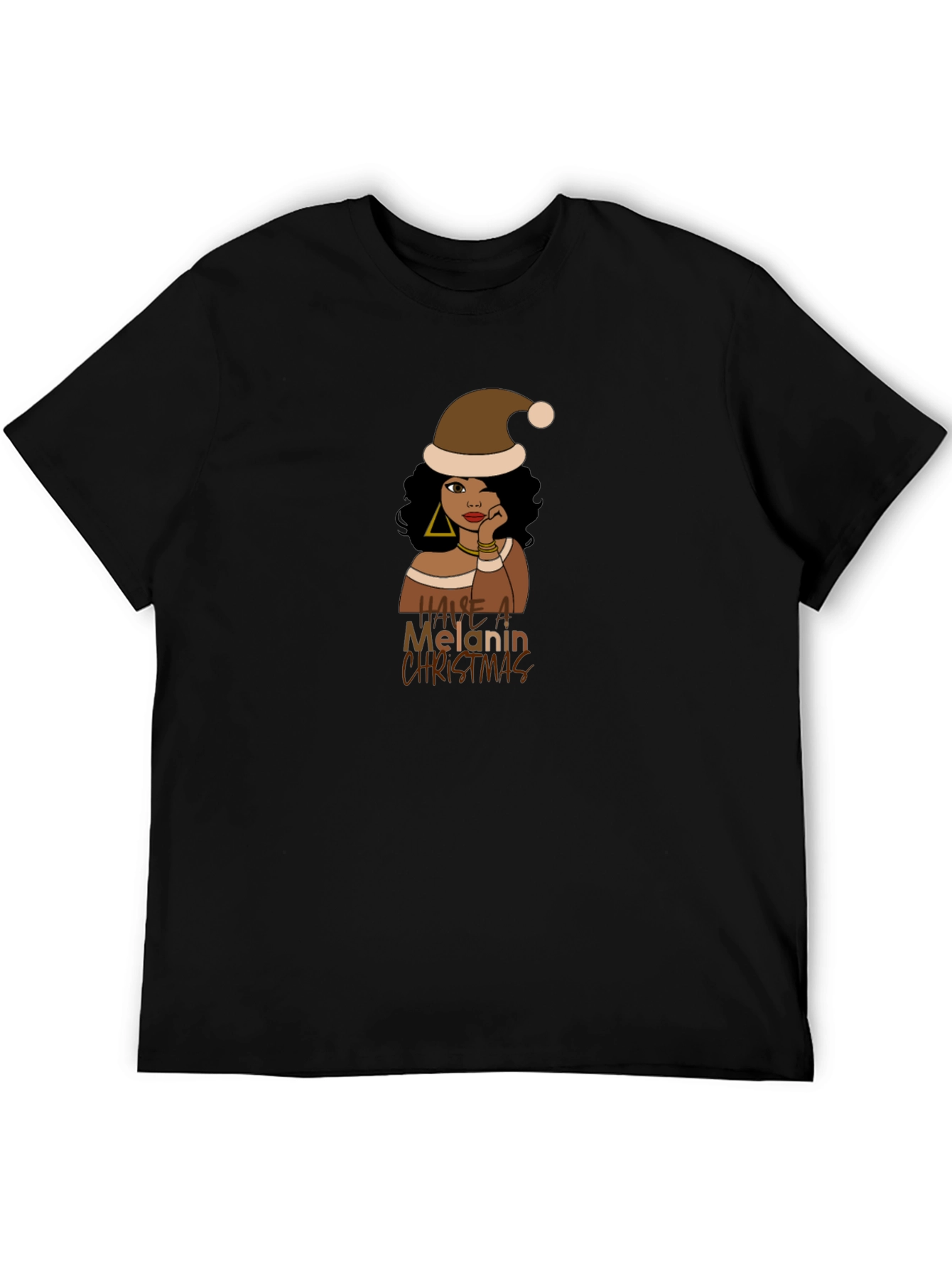 Melanin Christmas T-Shirt - Unisex