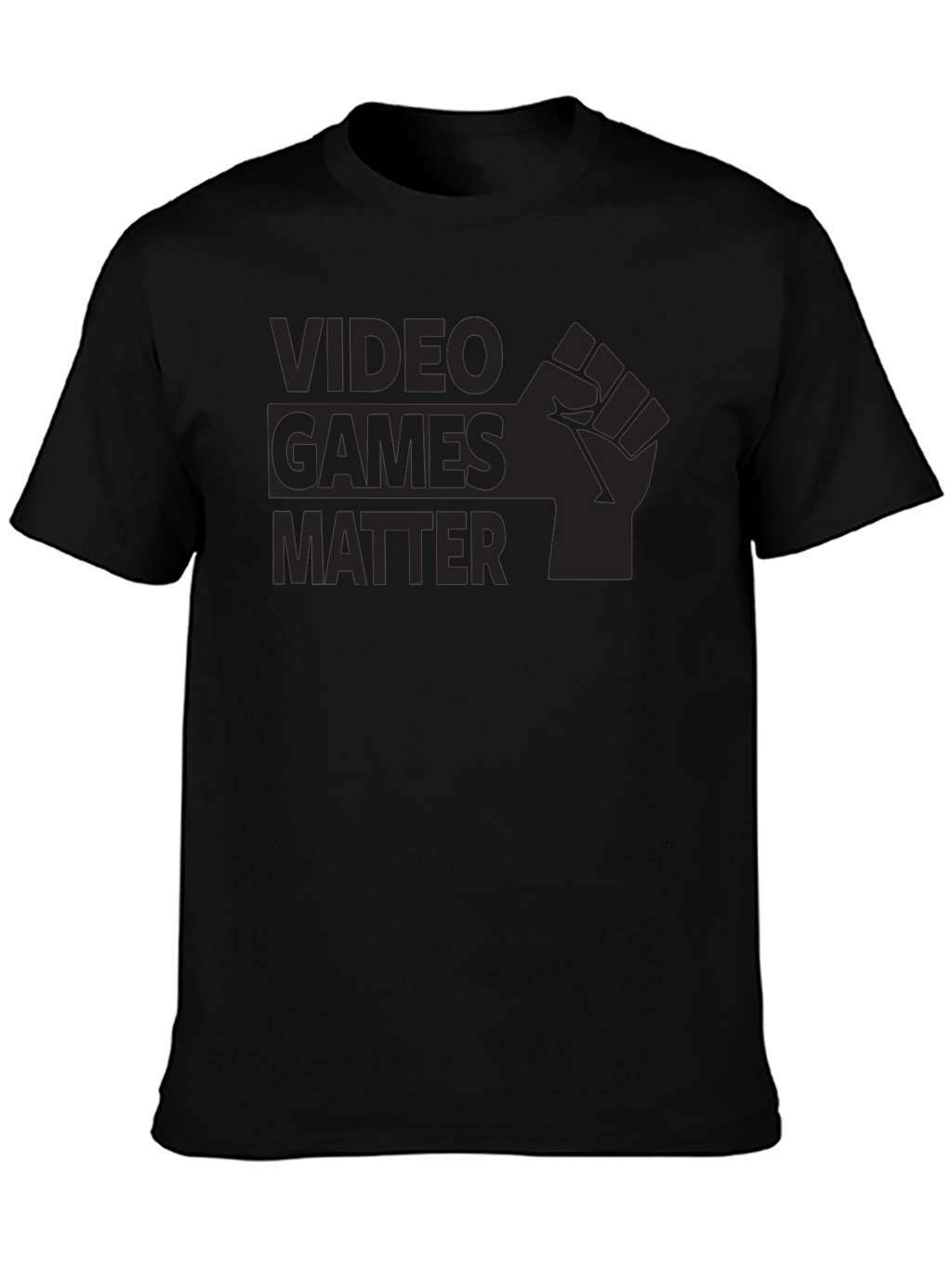 Video Games Matter Black Graphic Tee