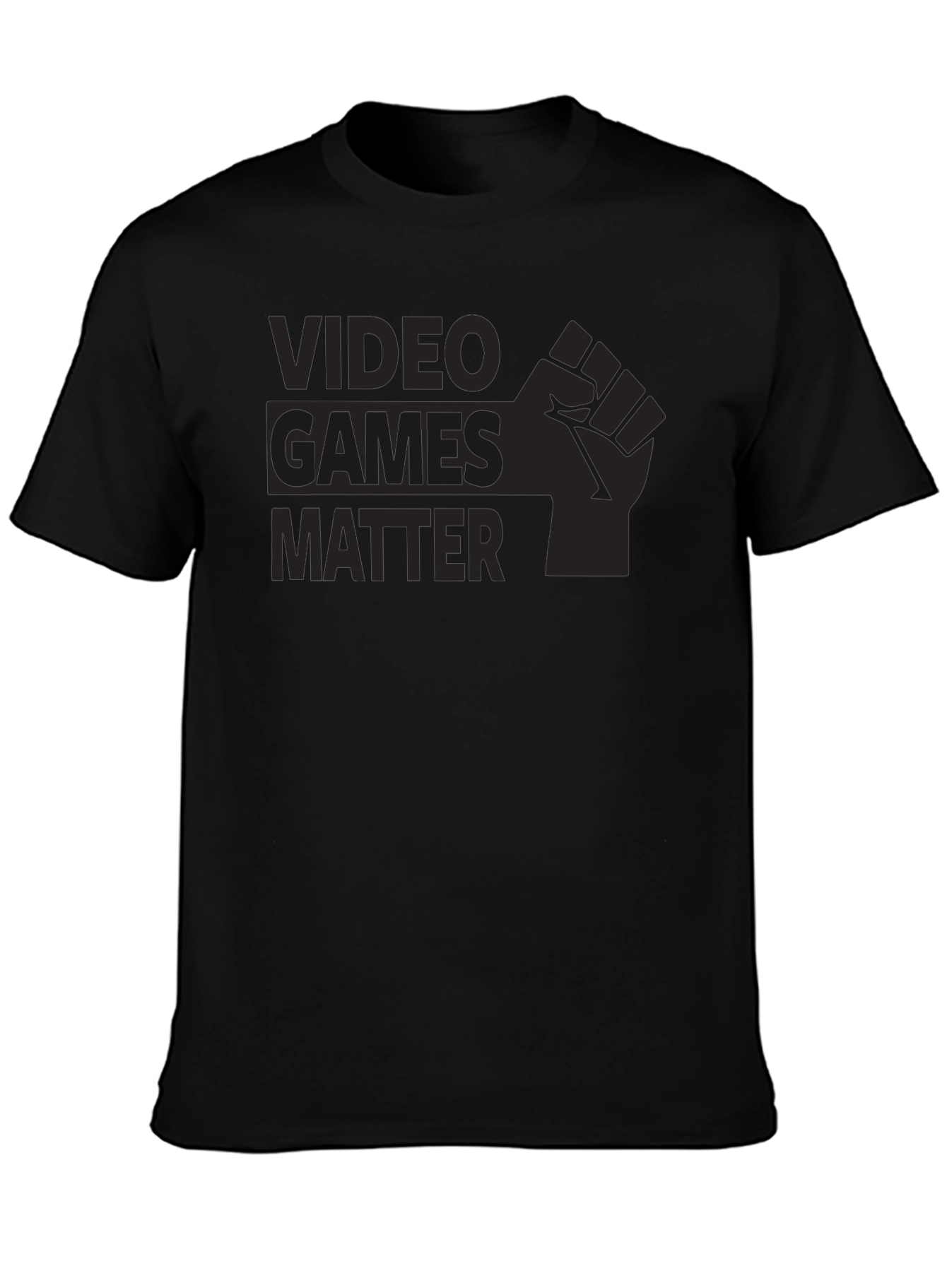 Video Games Matter Black Graphic Tee