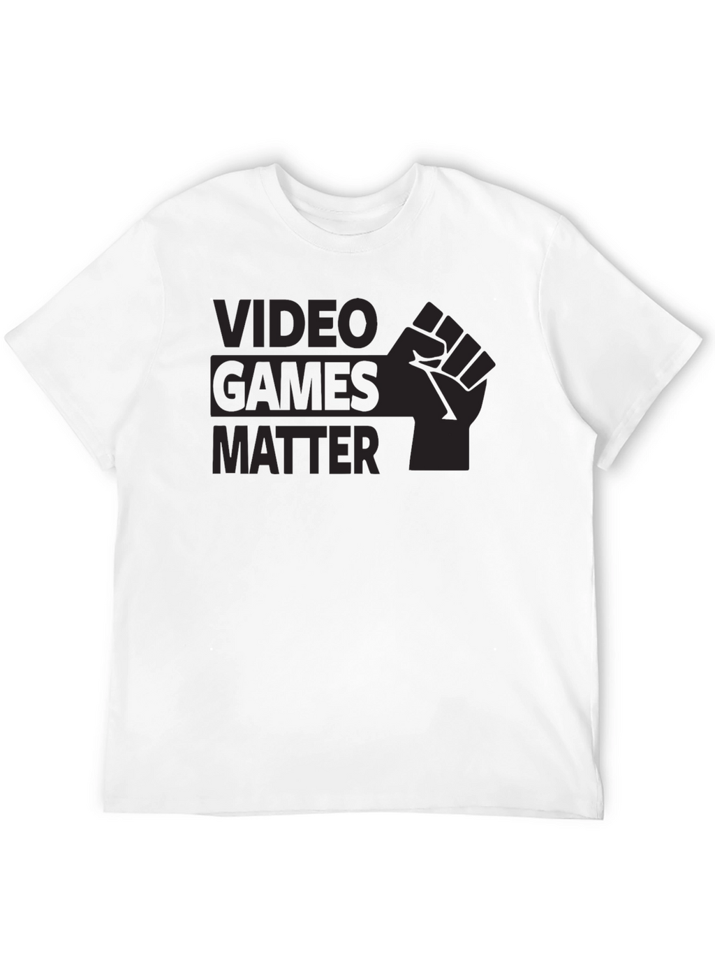 Video Games Matter Black Graphic Tee