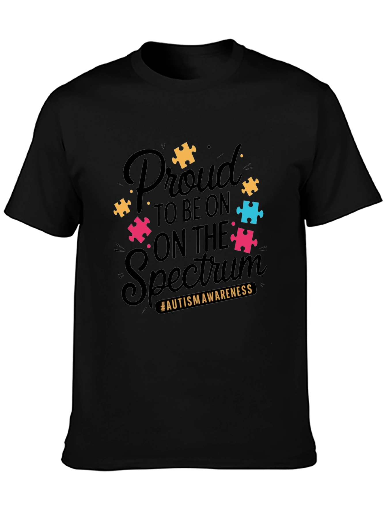 Autism Awareness T-Shirt - Proud to be on the Spectrum