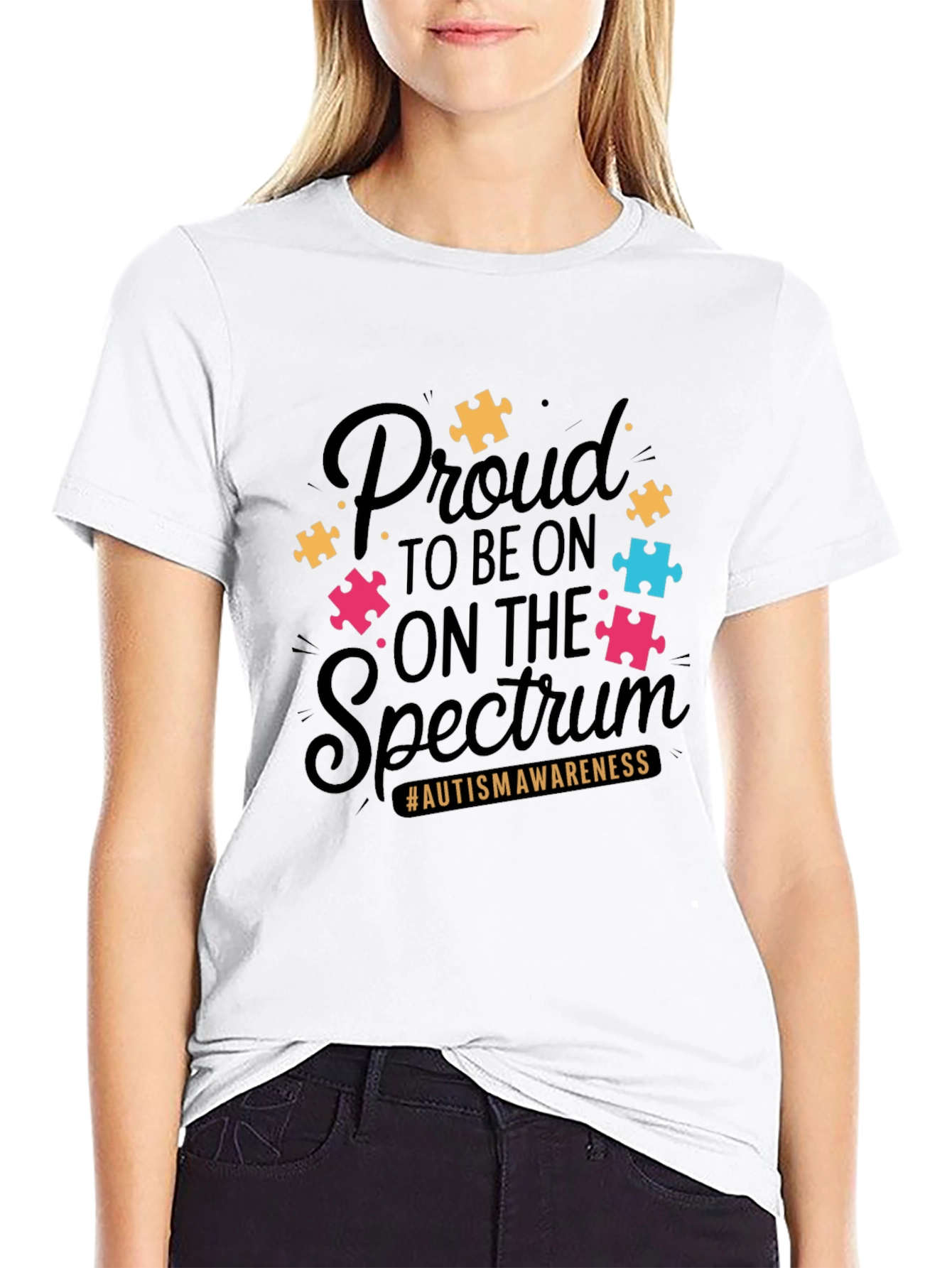 Autism Awareness T-Shirt - Proud to be on the Spectrum