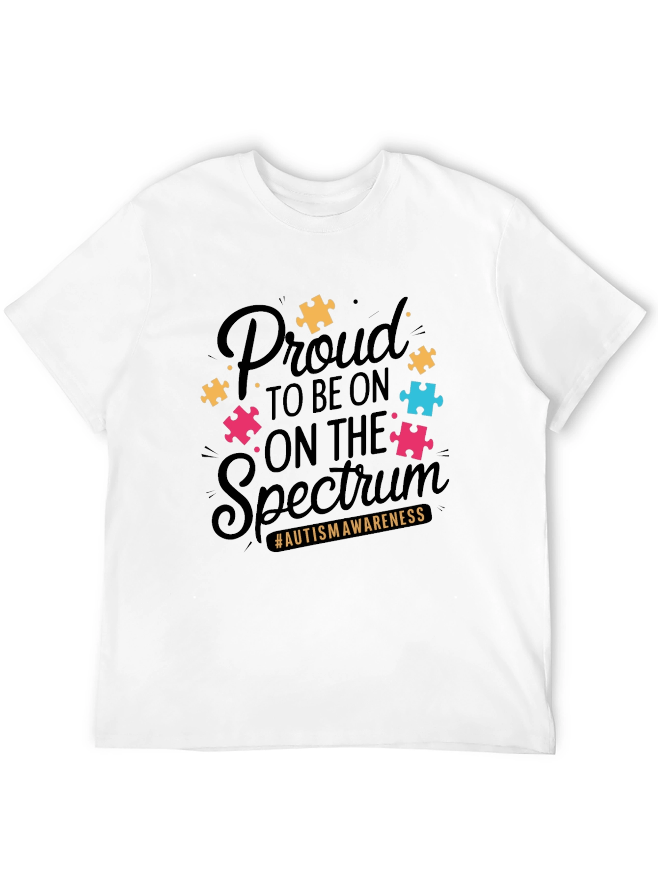 Autism Awareness T-Shirt - Proud to be on the Spectrum