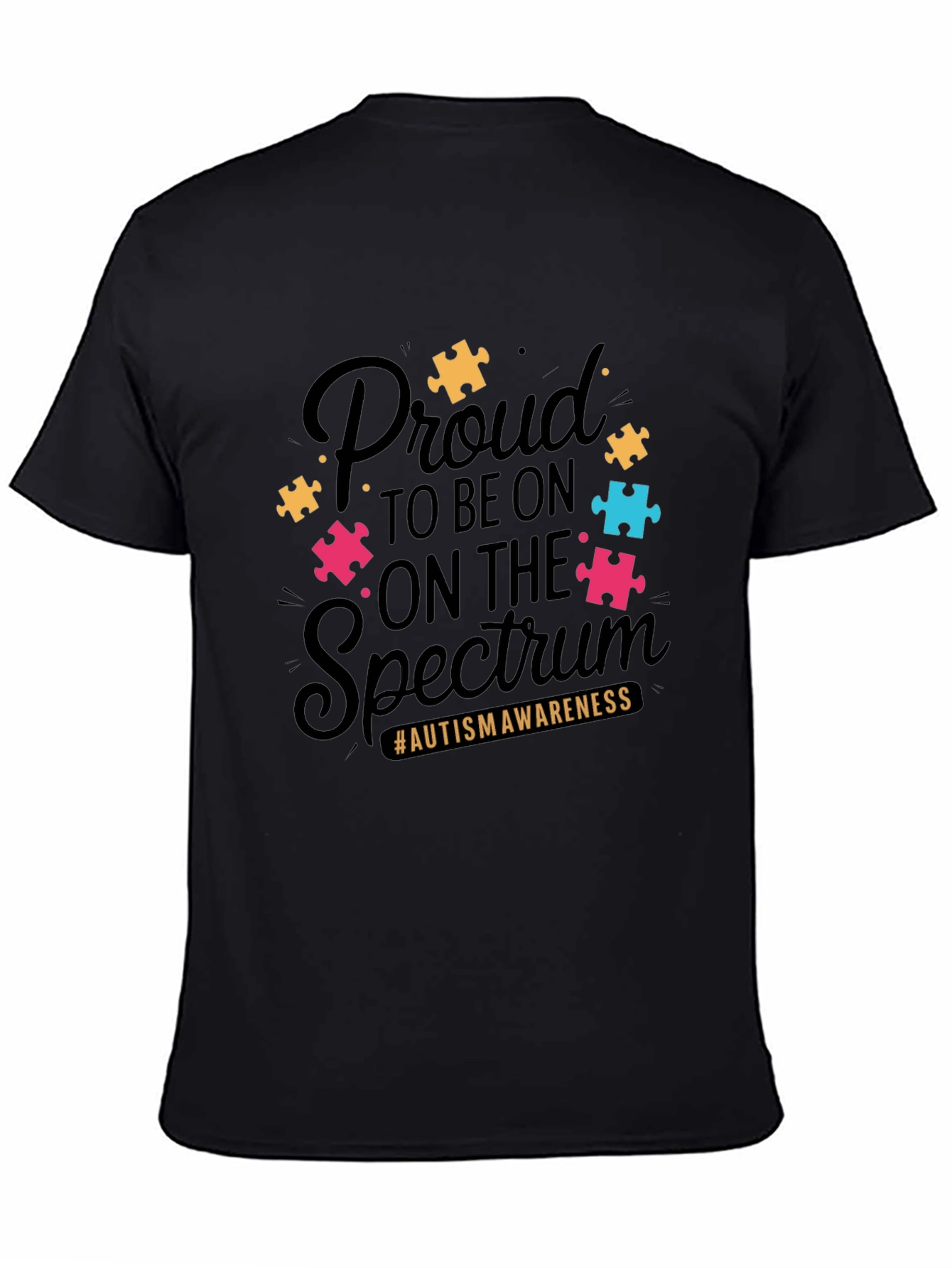 Autism Awareness T-Shirt - Proud to be on the Spectrum
