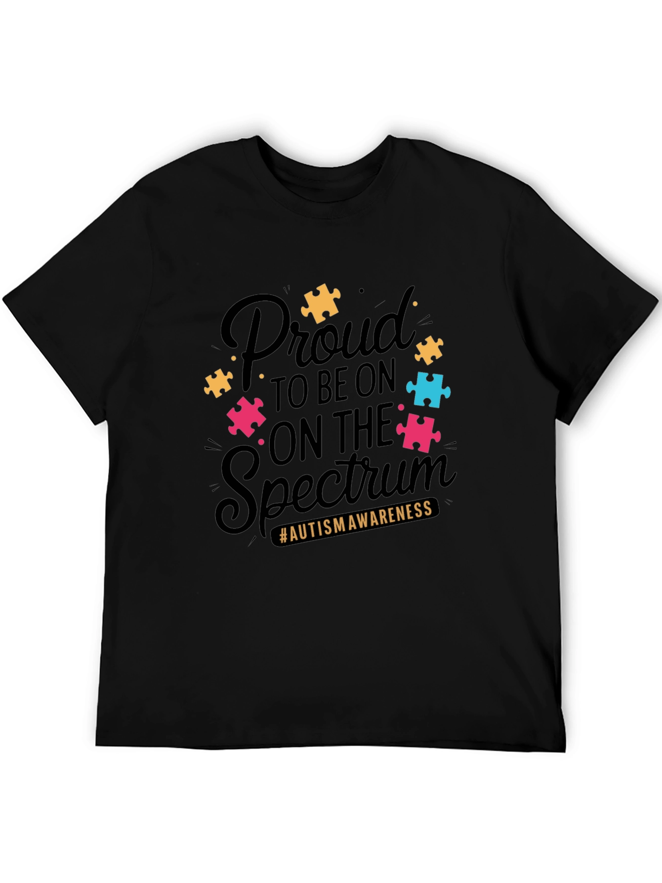 Autism Awareness T-Shirt - Proud to be on the Spectrum
