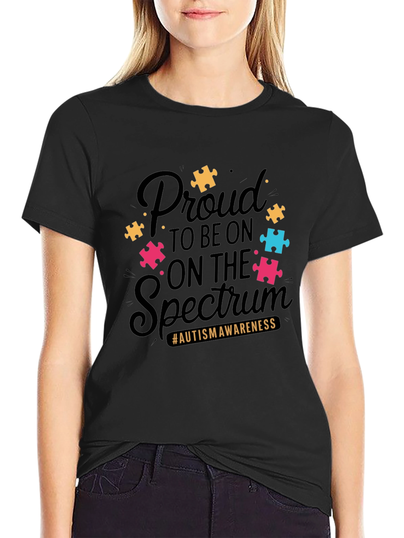 Autism Awareness T-Shirt - Proud to be on the Spectrum