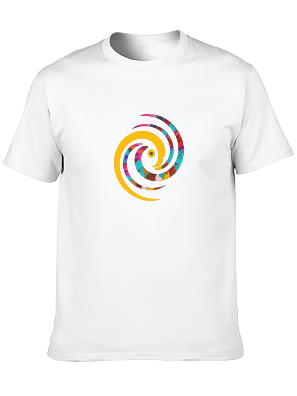 Abstract Swirl Graphic T-Shirt